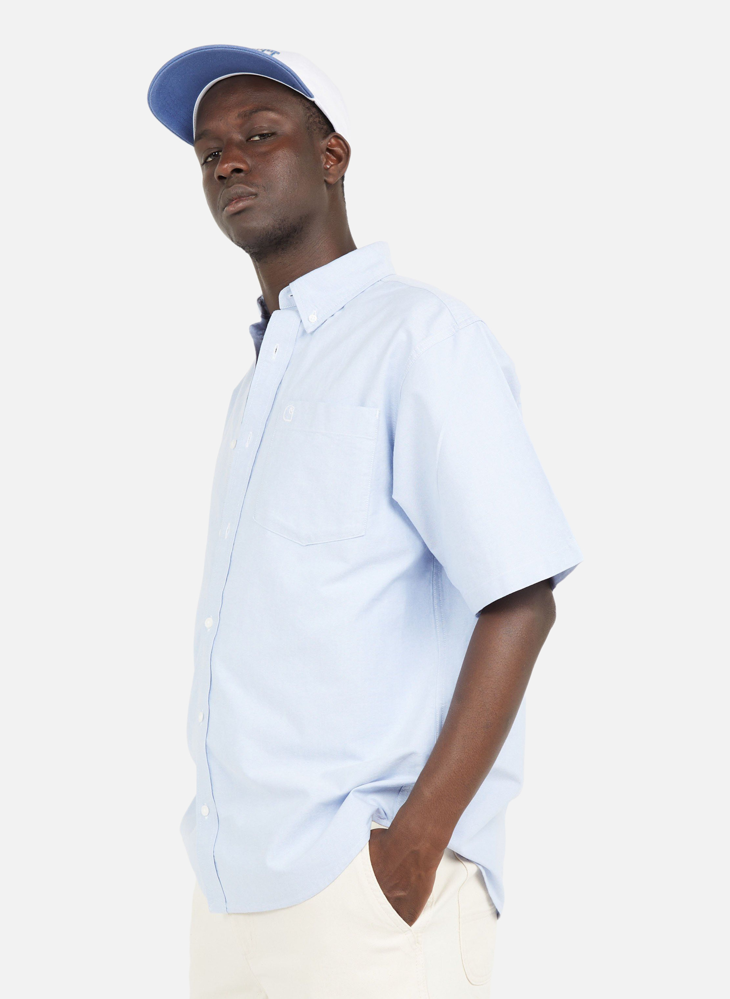 Chemise s/s braxton shirt CARHARTT WIP Bleu