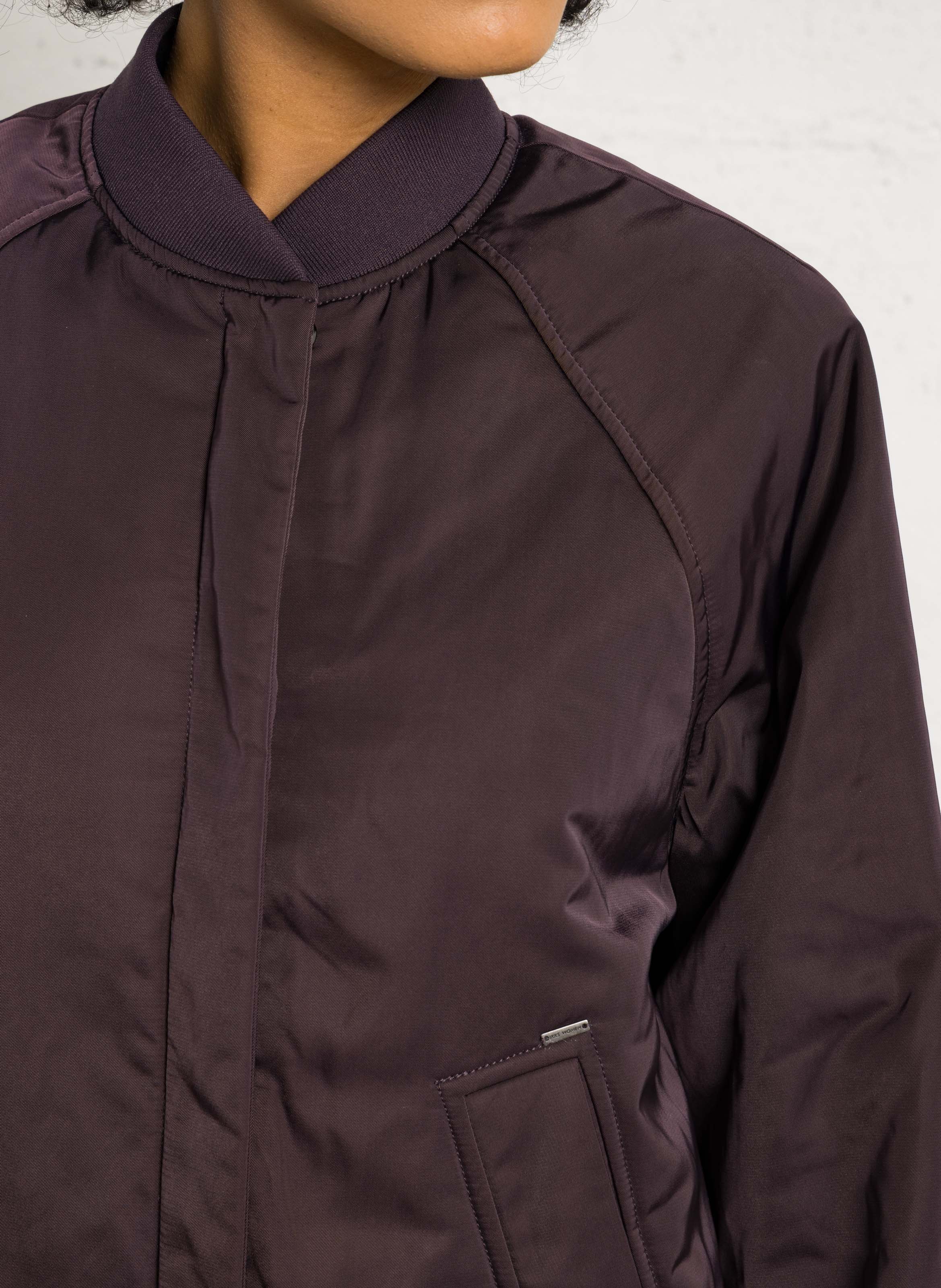 Veste oversize unie manches longues IKKS Violet