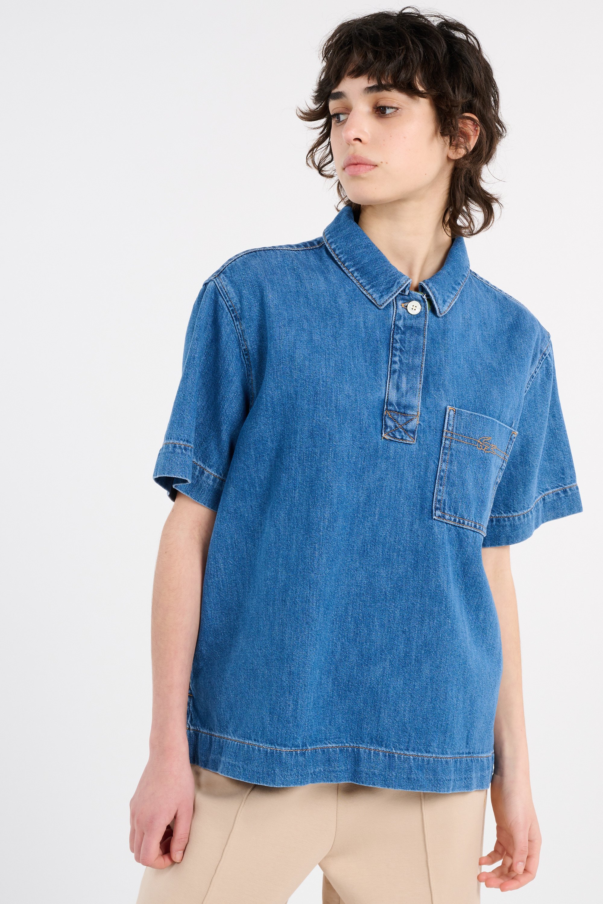 Polo LACOSTE Bleu
