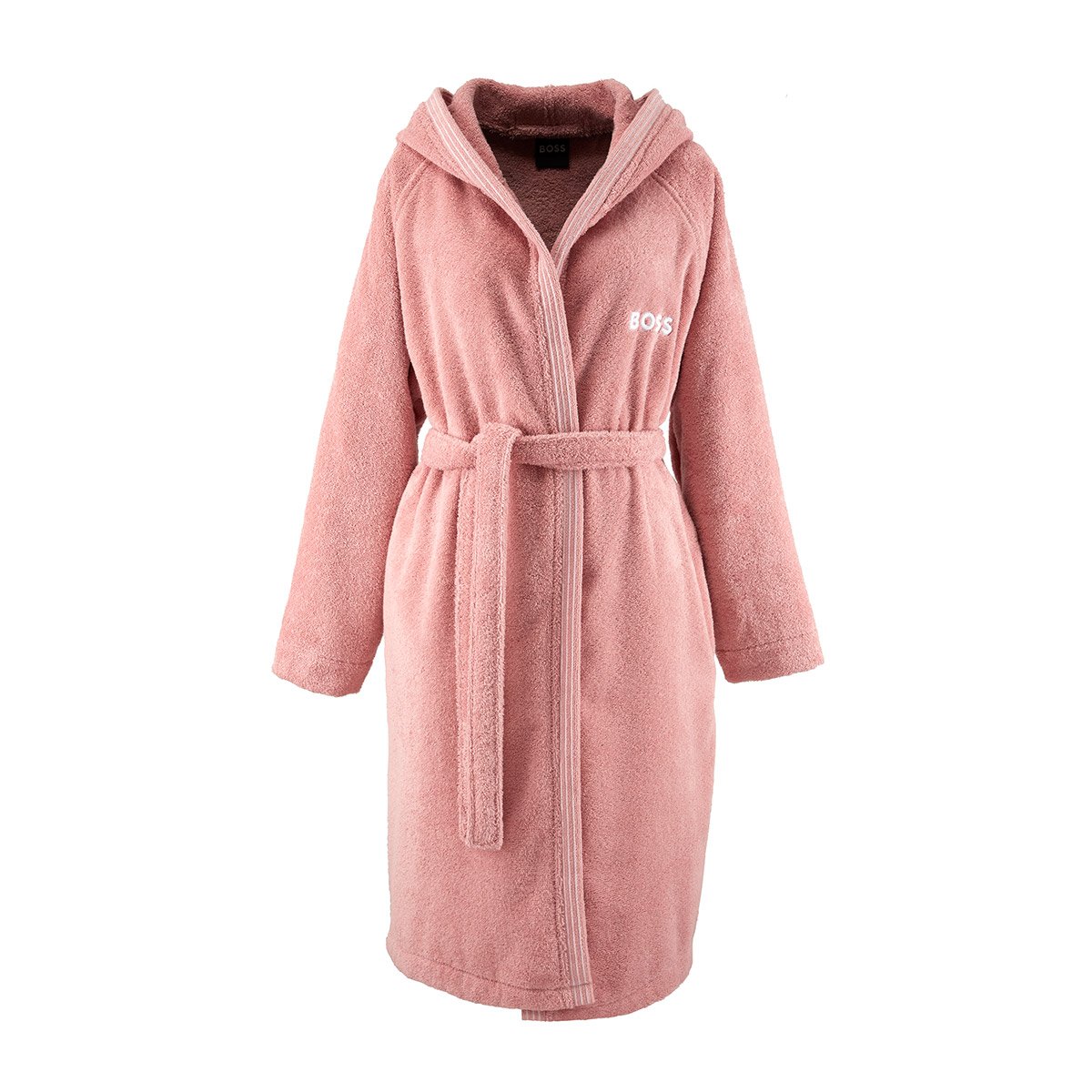Peignoir long en coton, edge RoseBOSS HOME