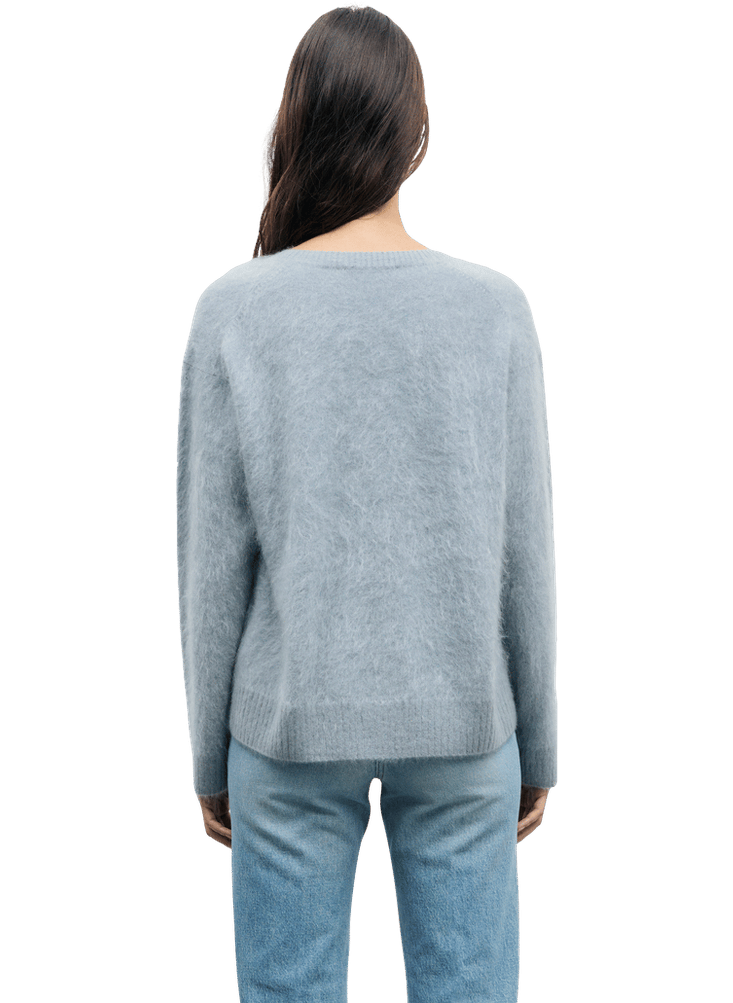 Pull à col rond en cachemire brossé - rida GERARD DAREL Bleu