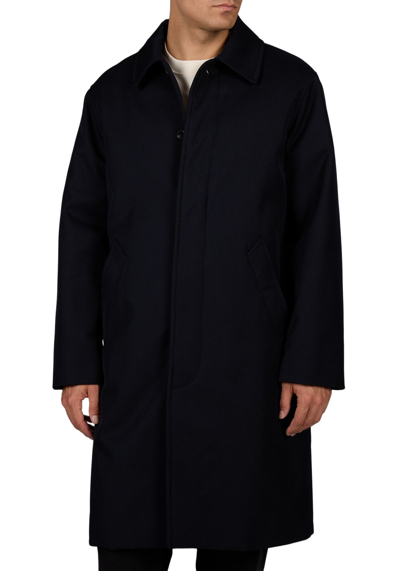 Oversized parka met klassieke kraag A.P.C. Blauw