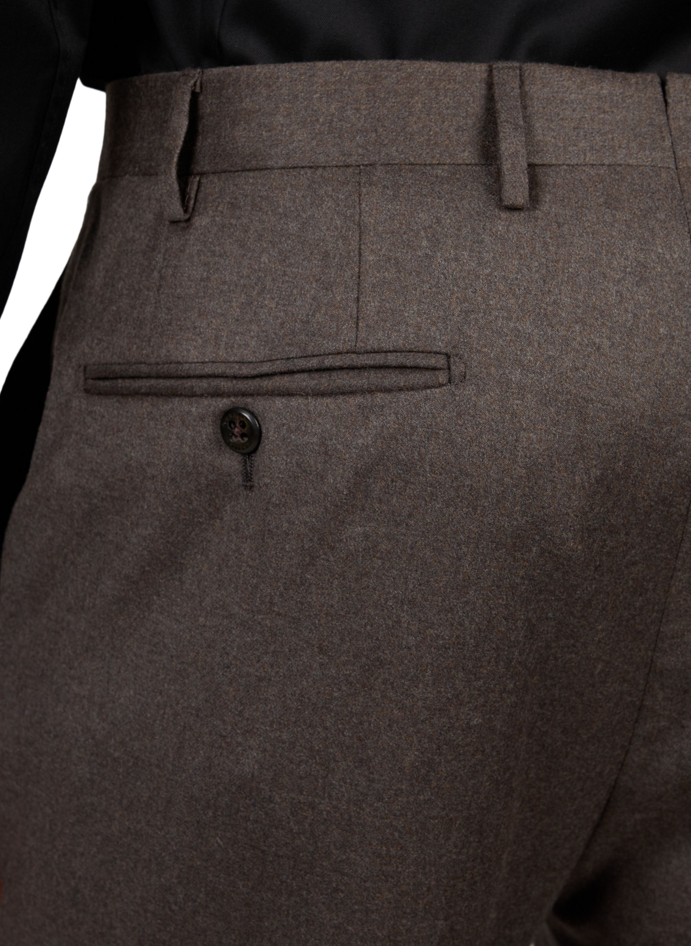 Pantalon en laine mélangée CORNELIANI Marron