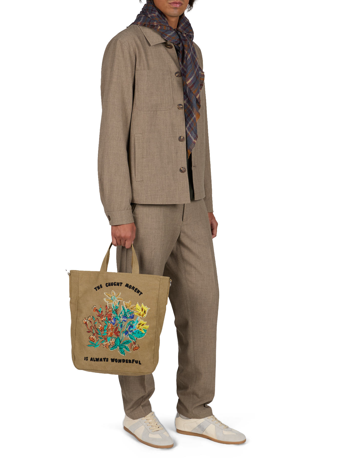 Tragetasche mit abnehmbarem Rand PAUL SMITH Braun