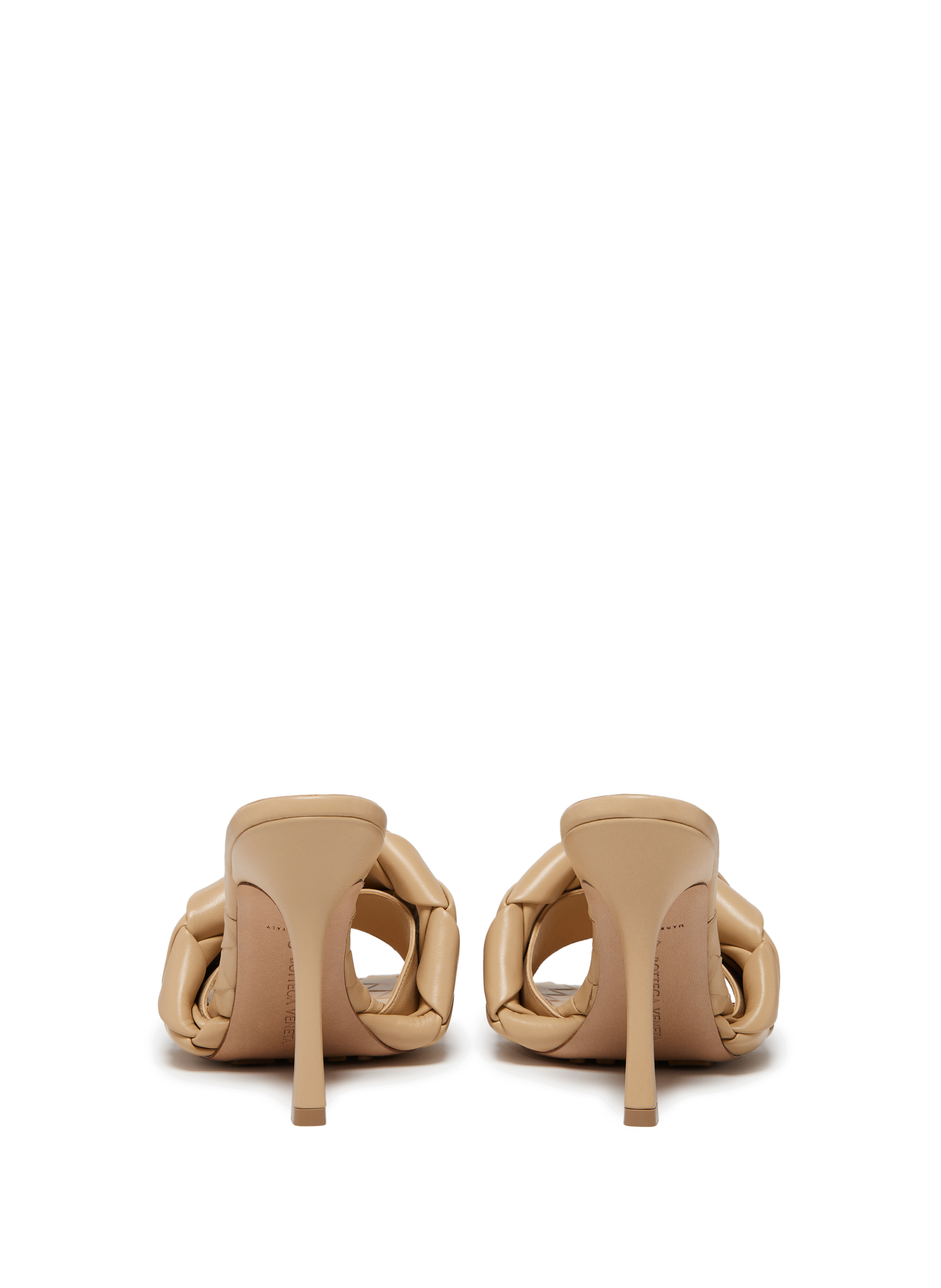 Mules BV Lido en cuir  BOTTEGA VENETA Beige