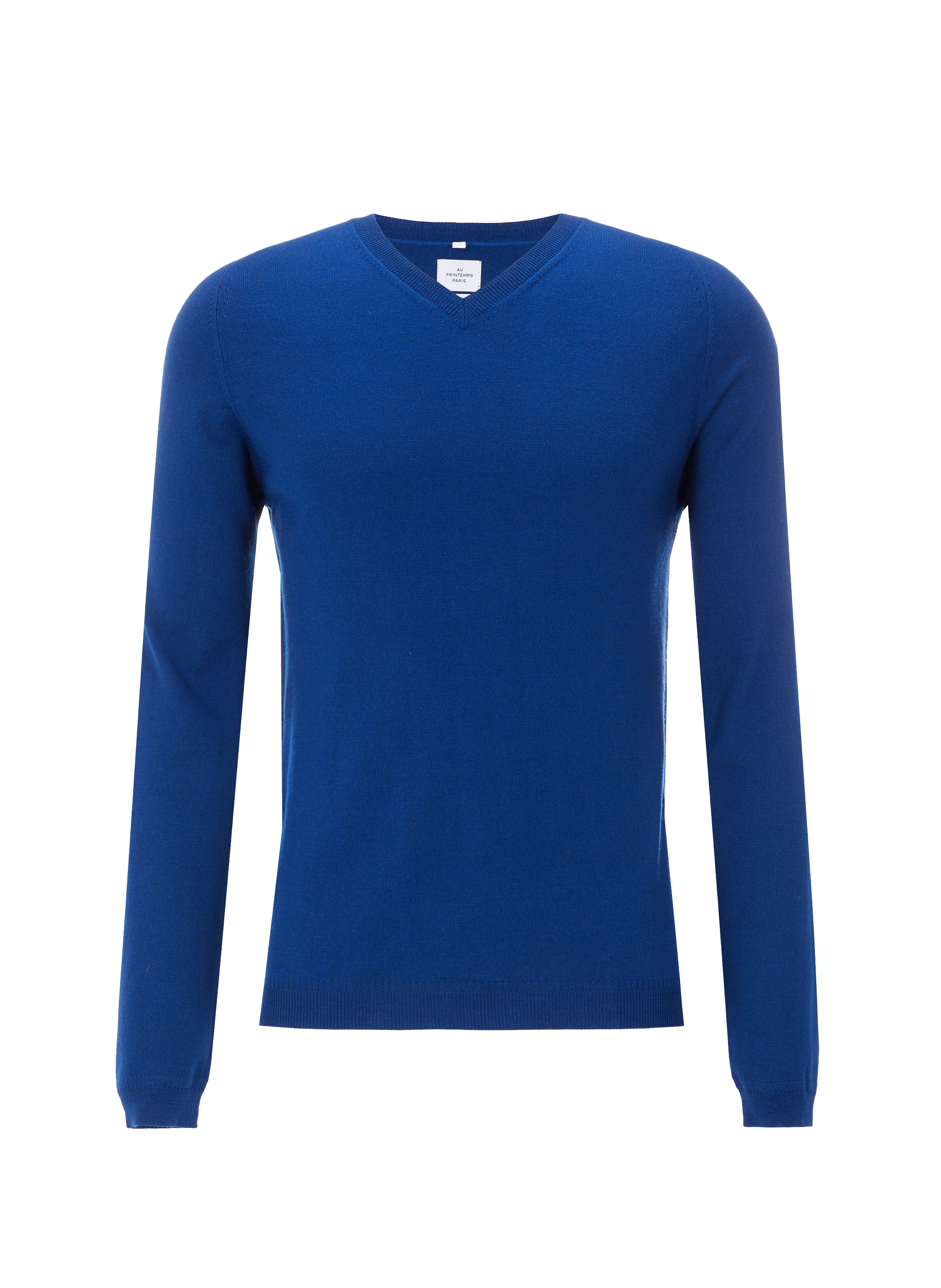 AU PRINTEMPS PARIS Merino wool jumper Blue