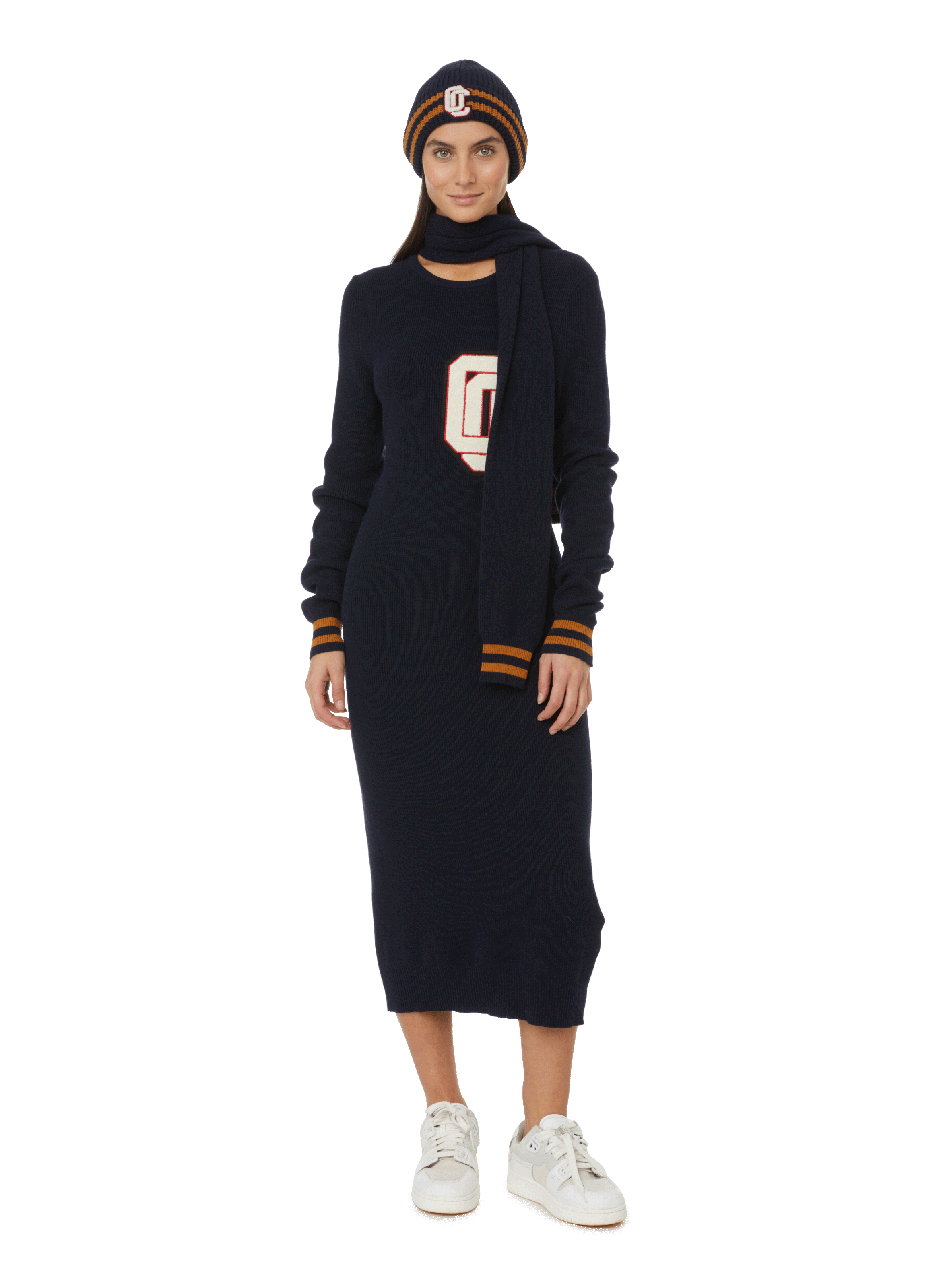 OPENING CEREMONY Wool-blend maxi dress Black