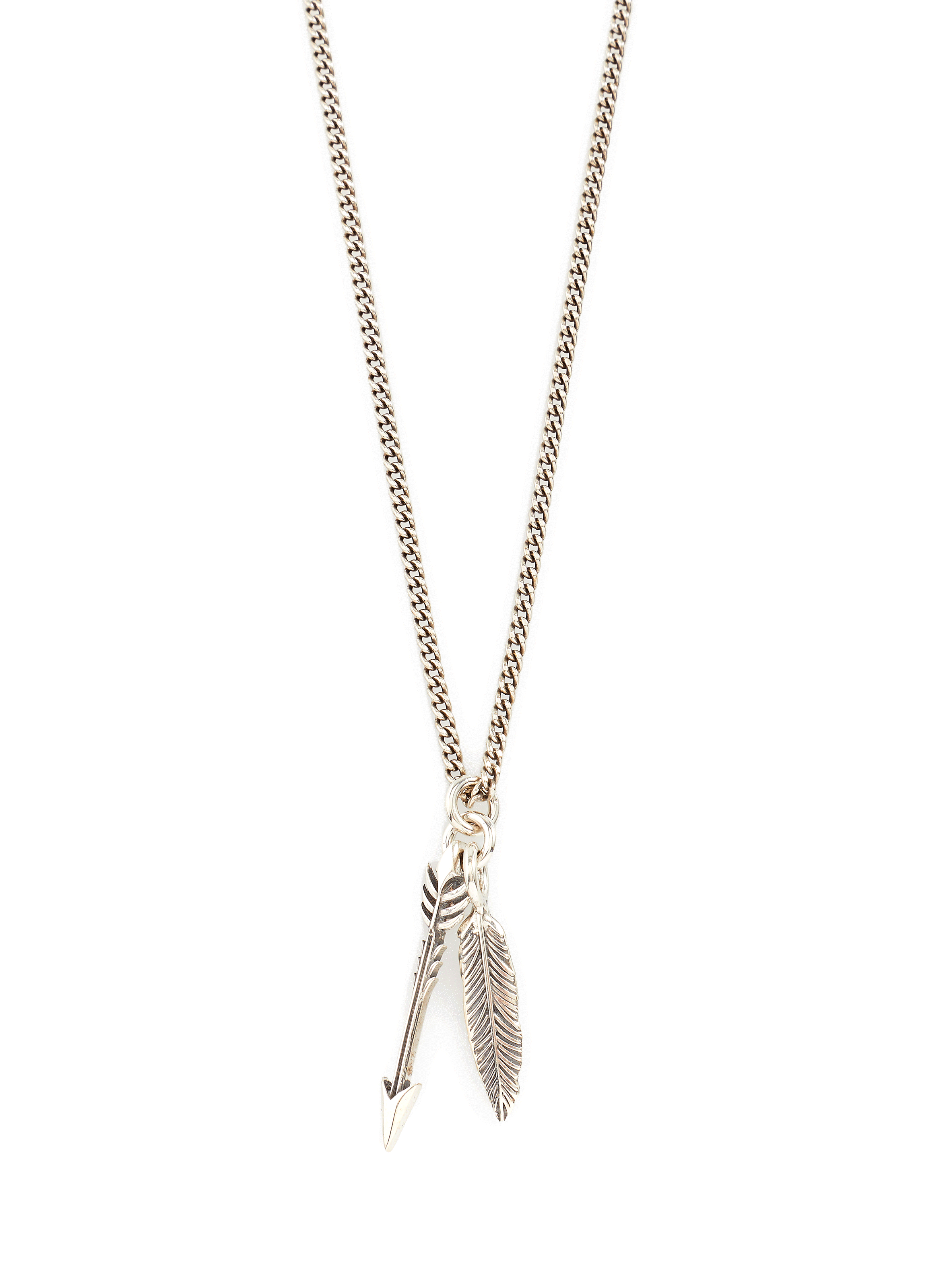 Collier à pendentifs en argent