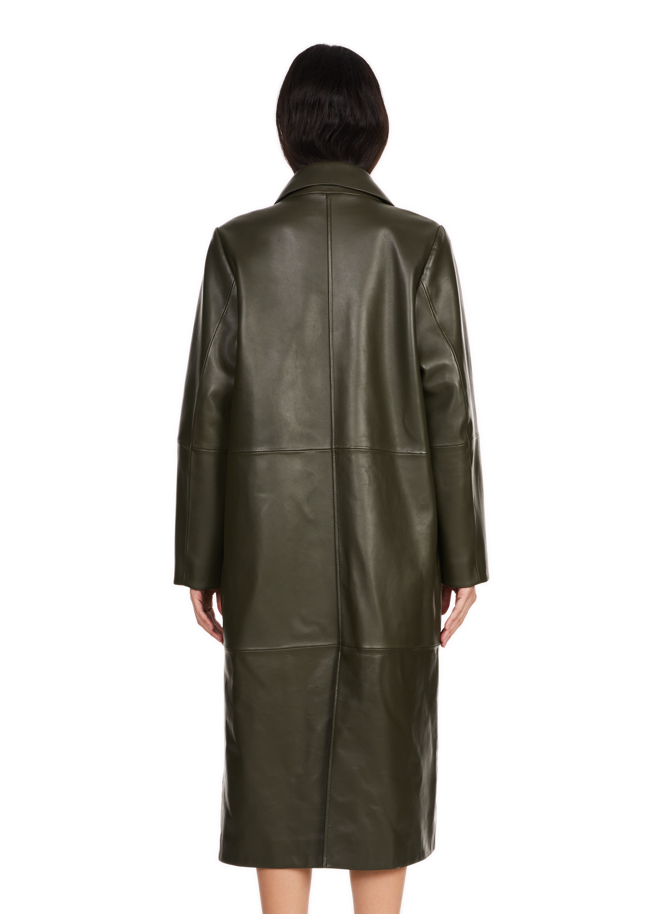 Trench Ucara en cuir SAISON 1865 Kaki