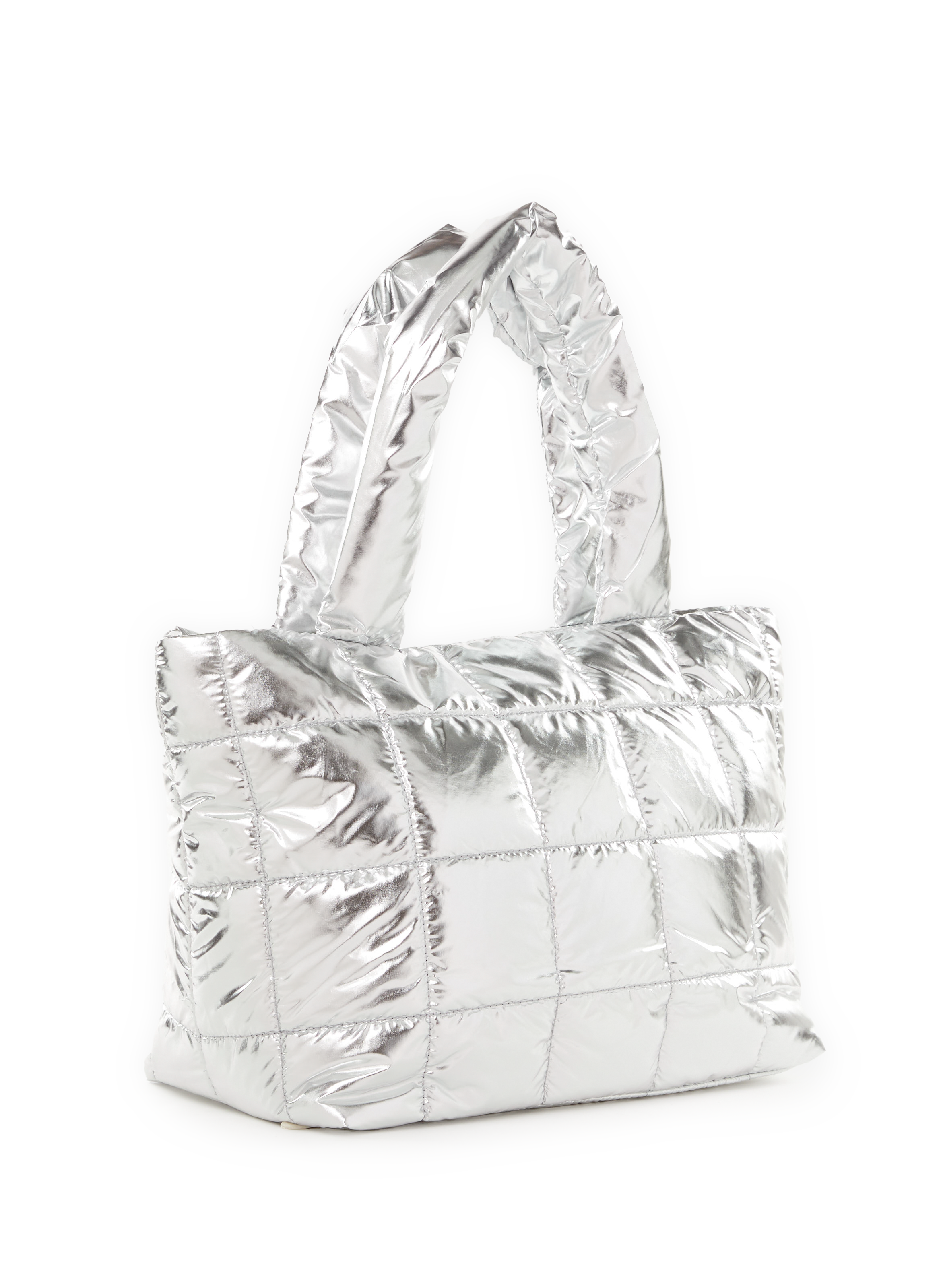 Quilted handbag AU PRINTEMPS PARIS Silver