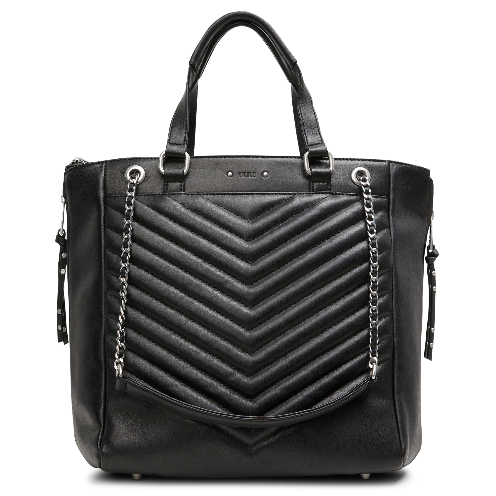 Sac à main en cuir IKKS Noir