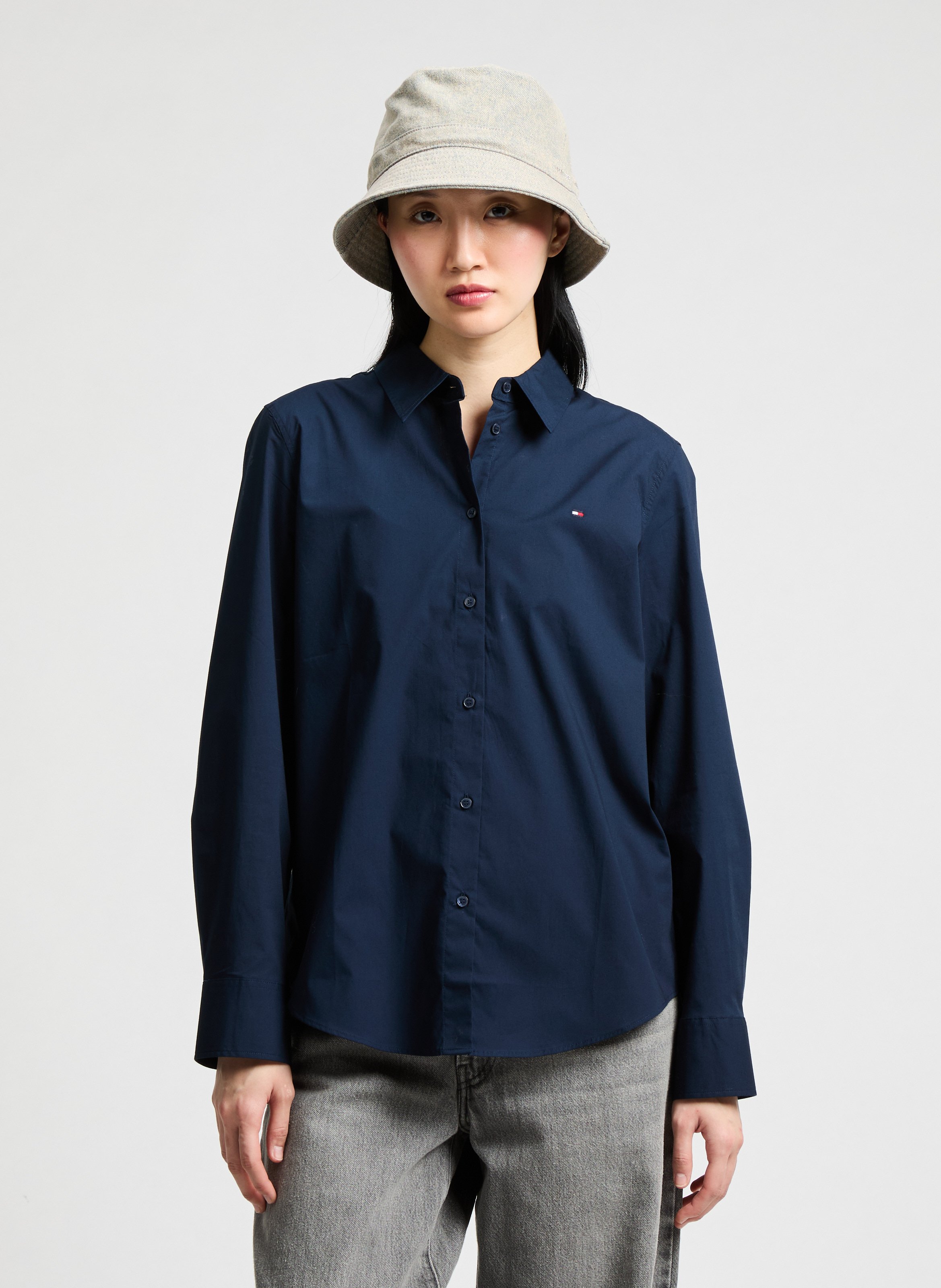  Cotton shirt TOMMY HILFIGER Blue