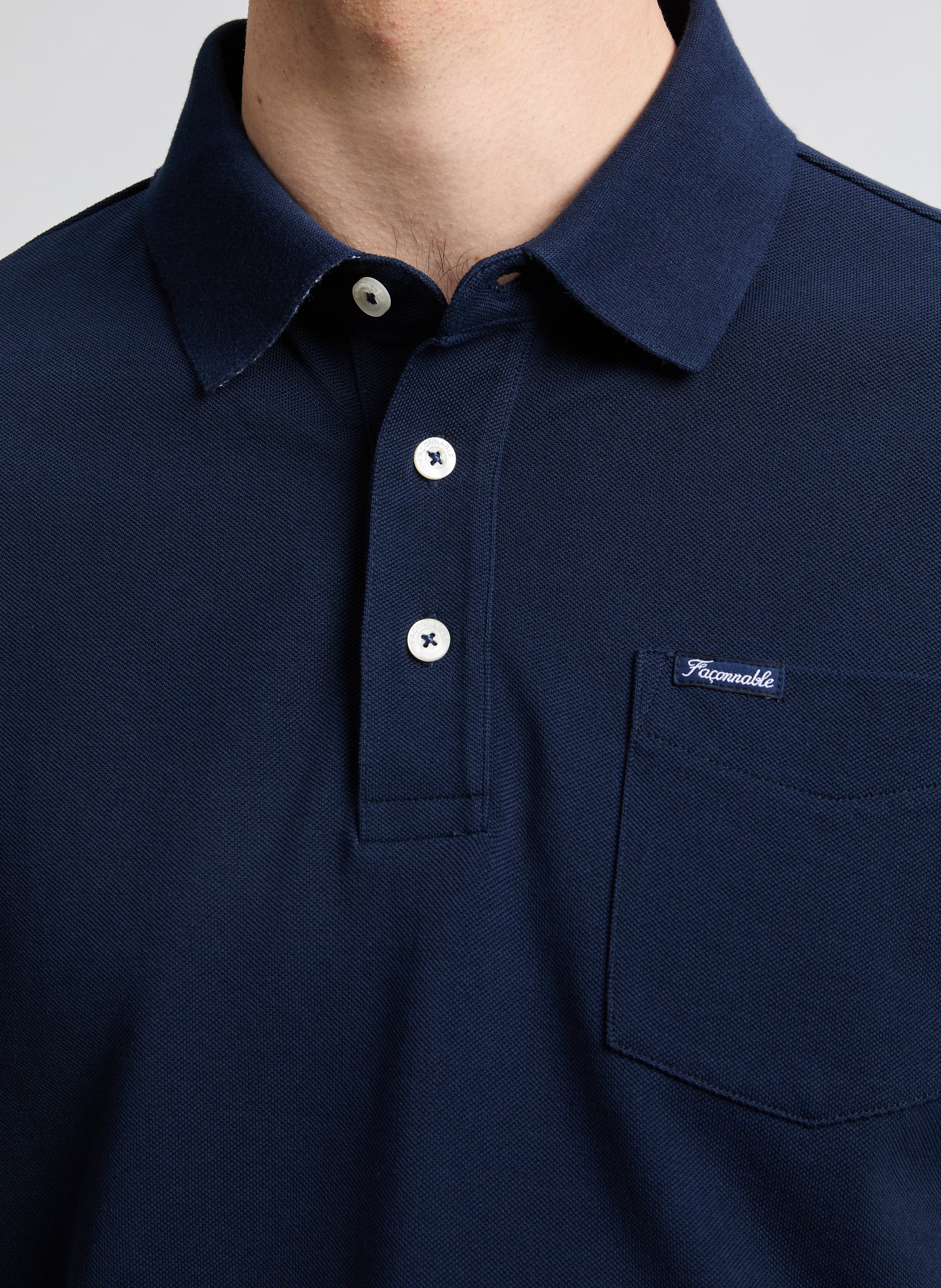  Cotton polo shirt  FACONNABLE Blue