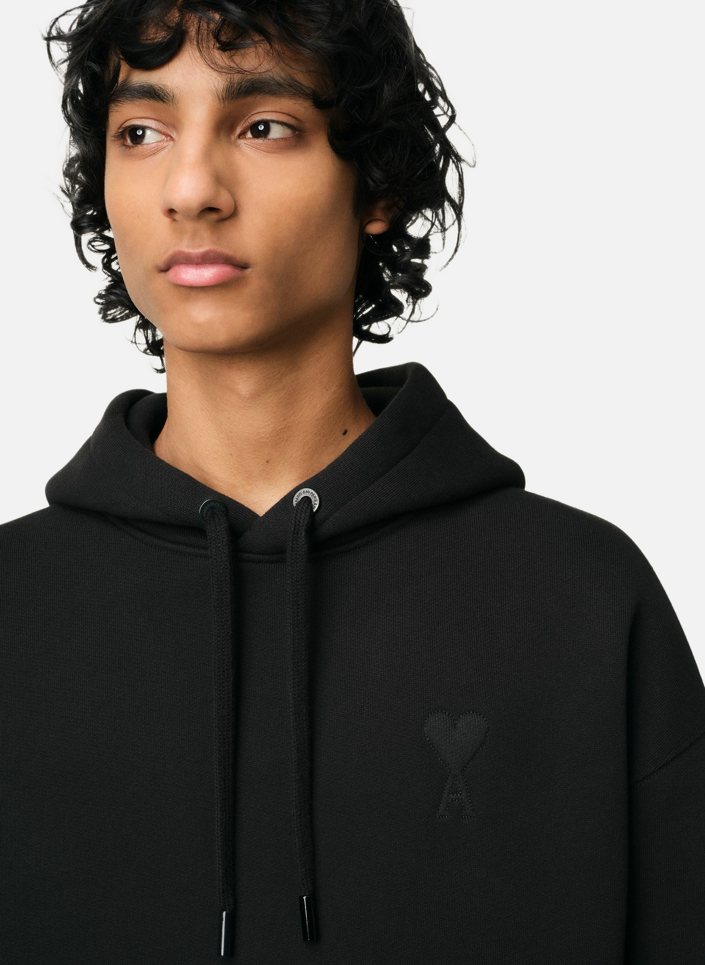 Hoodie ami de coeur unisexe AMI PARIS Noir