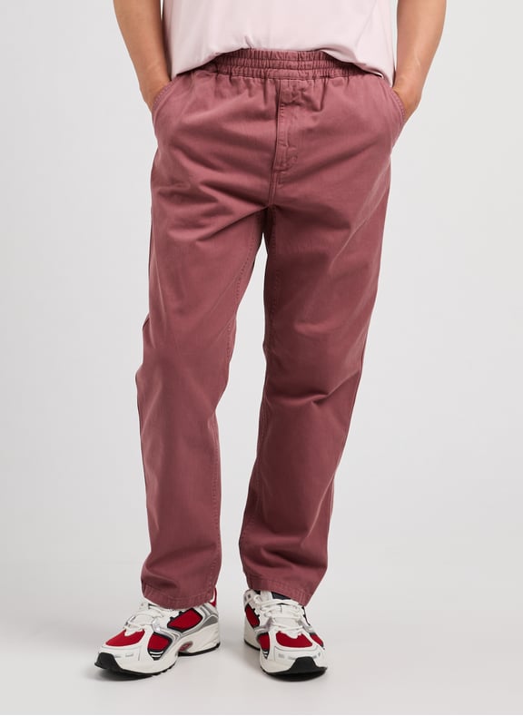 Pantalon Flint Pant en coton Rose by CARHARTT WIP CARHARTT WIP Pantalon Flint Pant en coton Rose