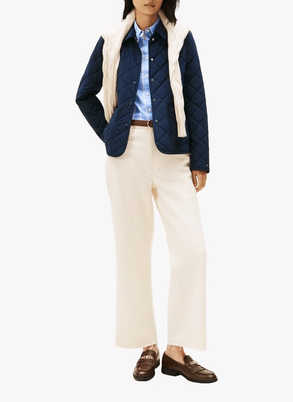 Veste matelassée | Bleu by TOMMY HILFIGER Veste matelassée Bleu