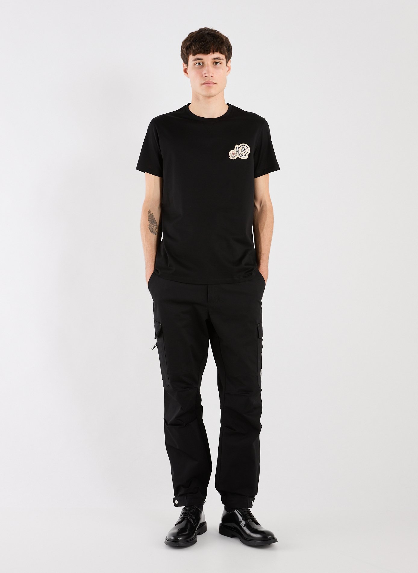 Classic Cotton T-Shirt MONCLER Black