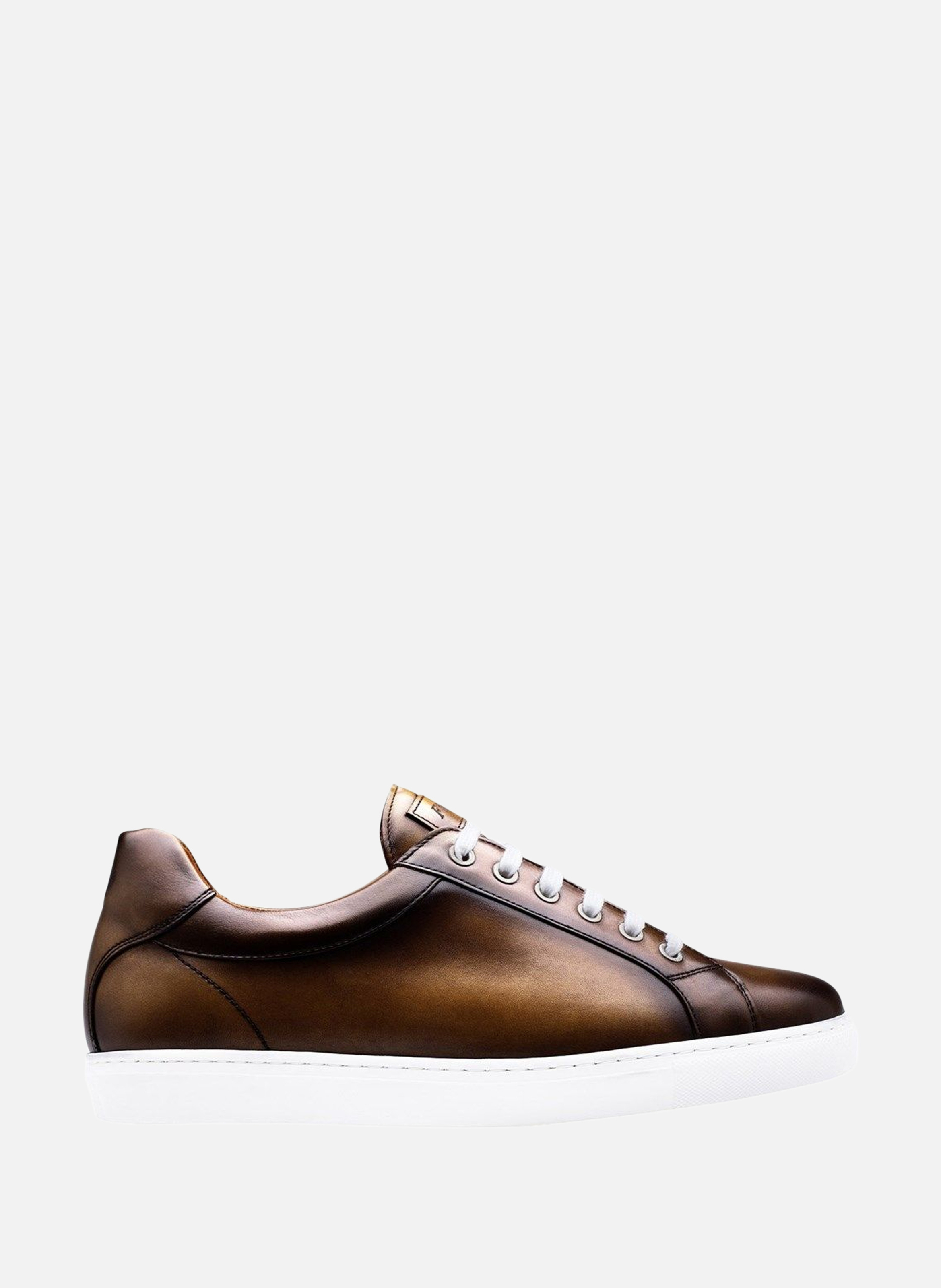Sneakers cuir julian FINSBURY Marron