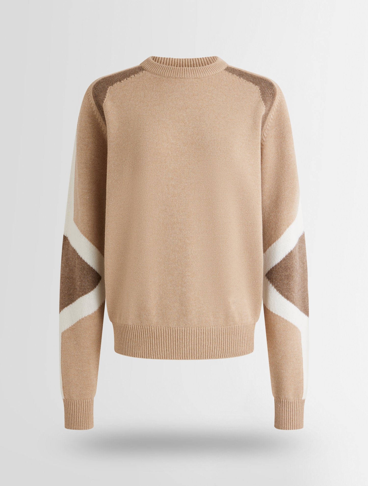 Pull rivena col rond FUSALP Blanc