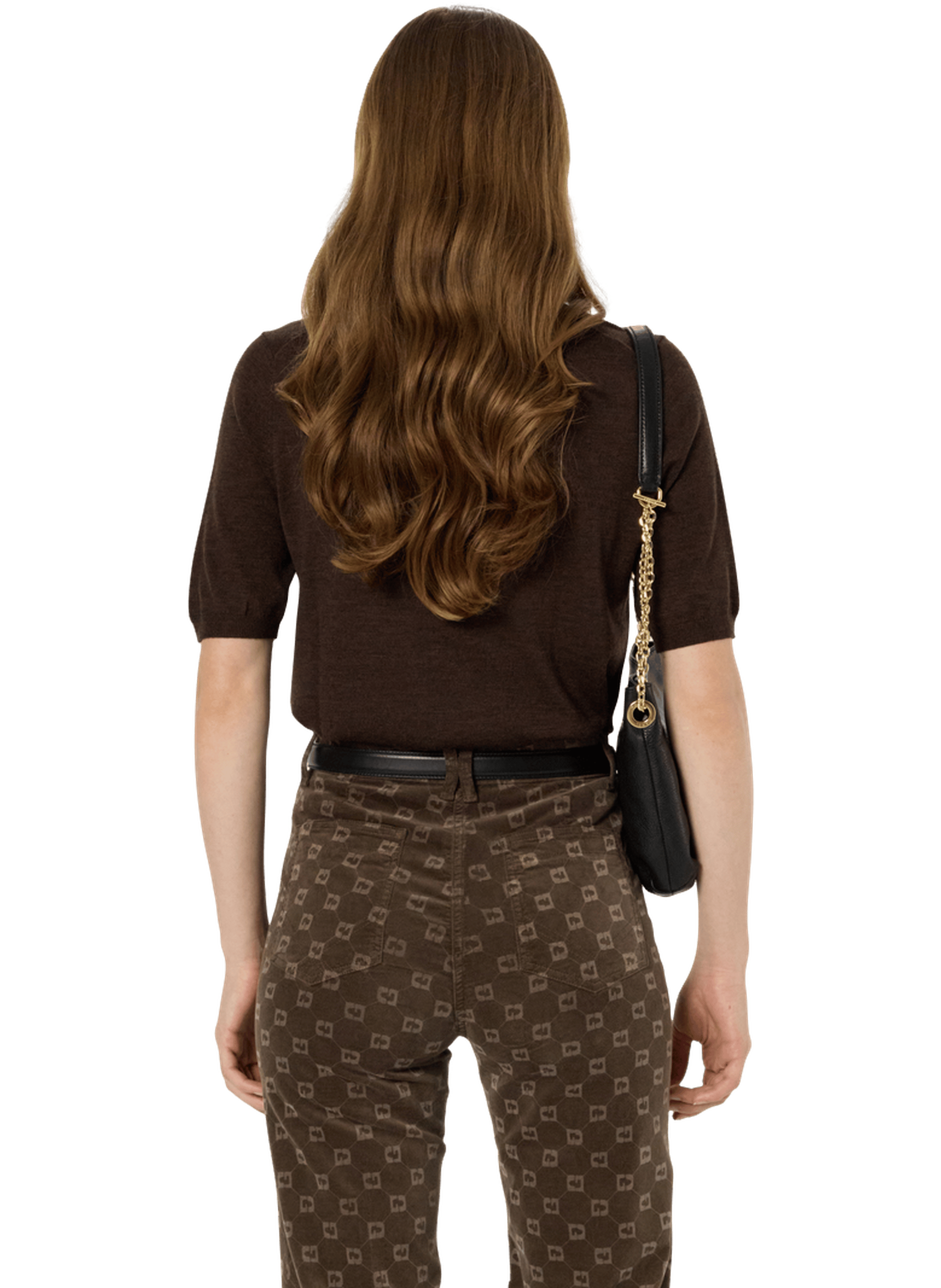 Col rond sans manche en laine fine - elsa GERARD DAREL Marron