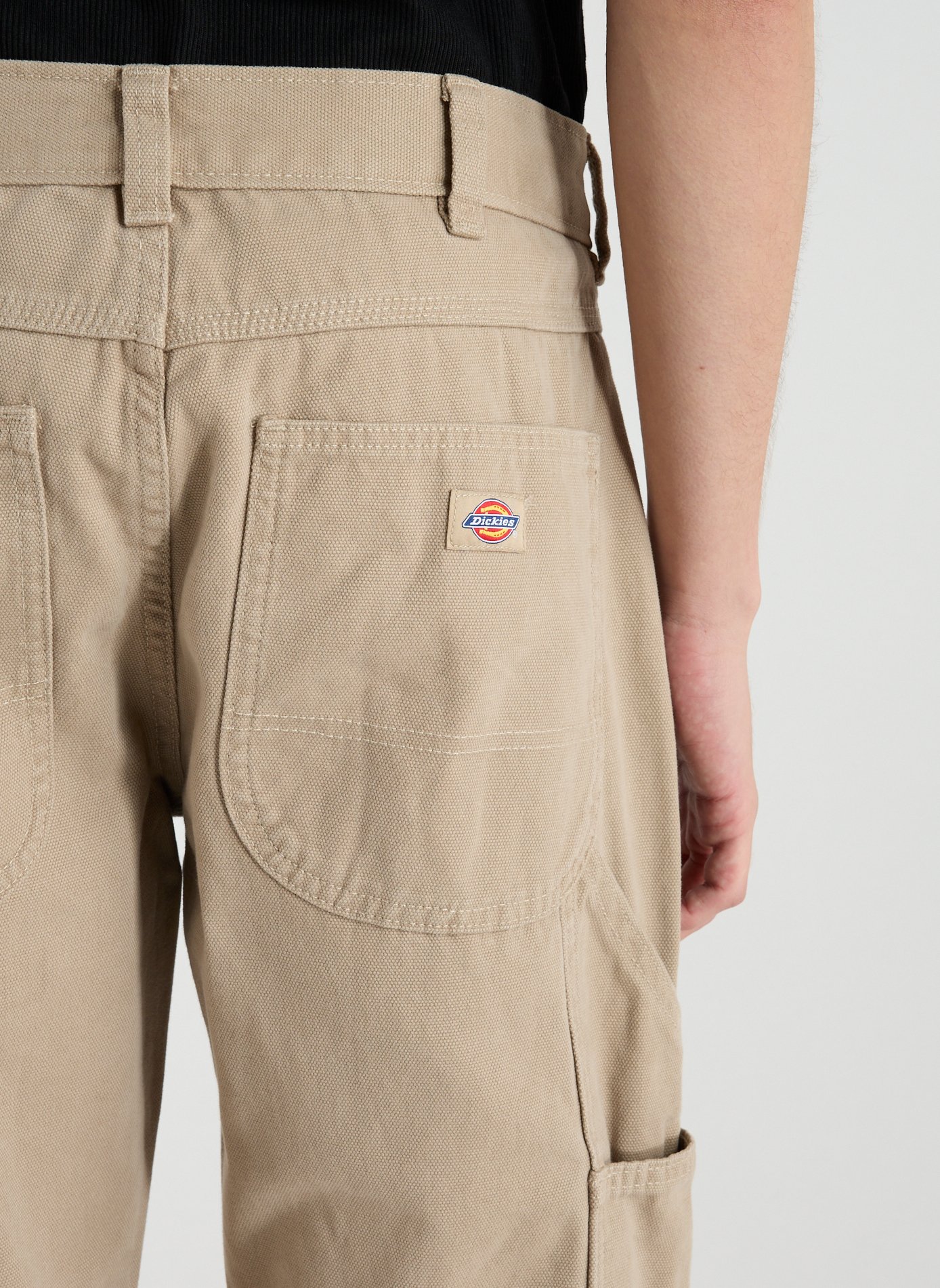 Straight cotton trousers DICKIES Beige