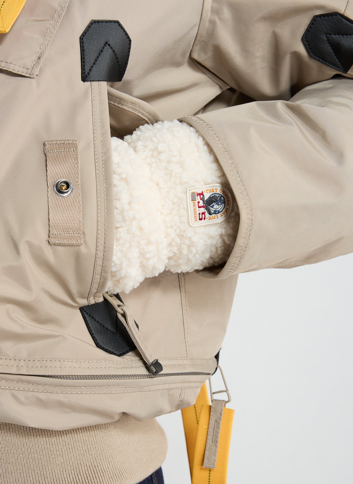 Moufles en polaire PARAJUMPERS Beige