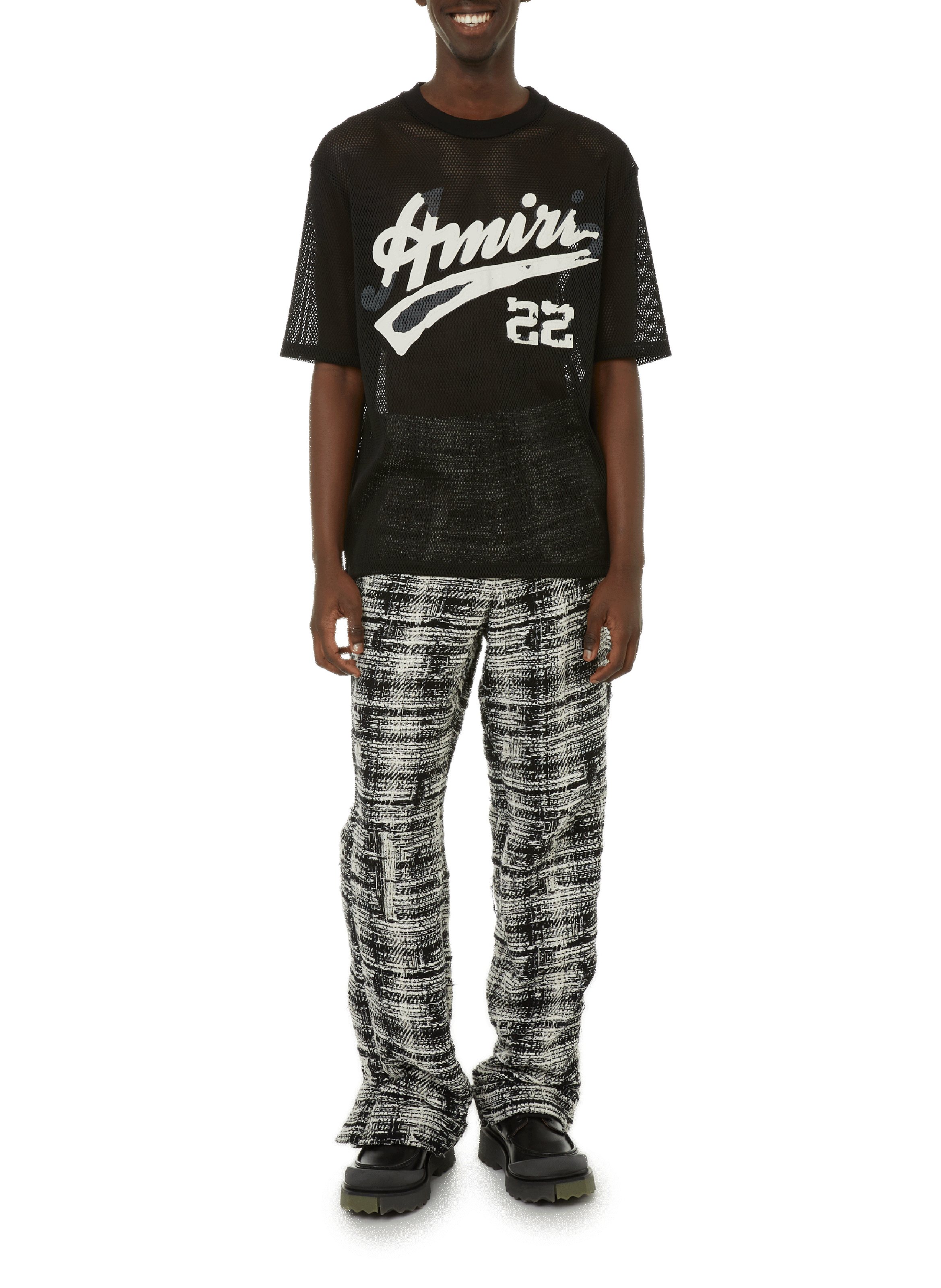 Pantalon en tweed  AMIRI Multicolore