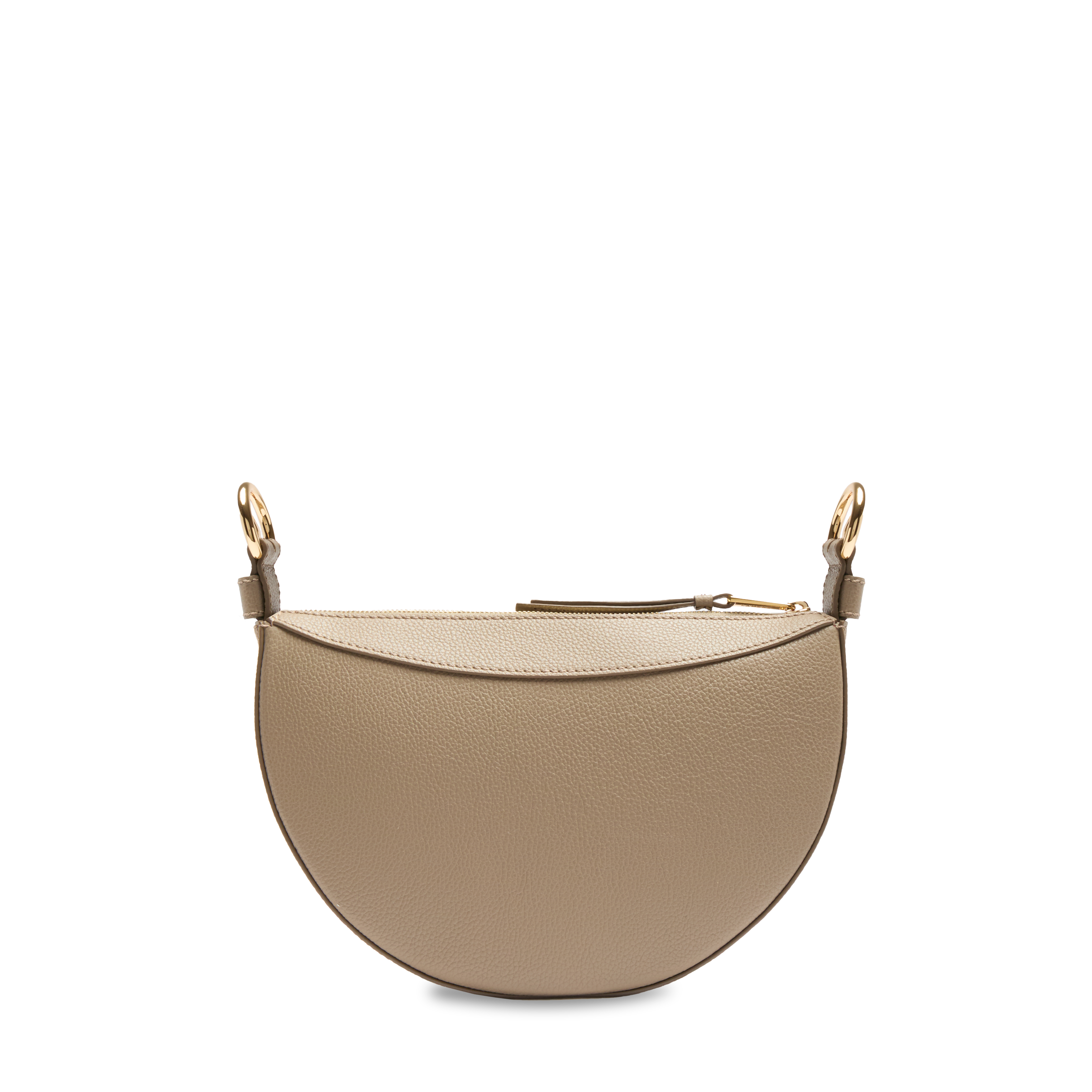 Sac porté croisé demi lune faubourg de lancel en cuir LANCEL Beige