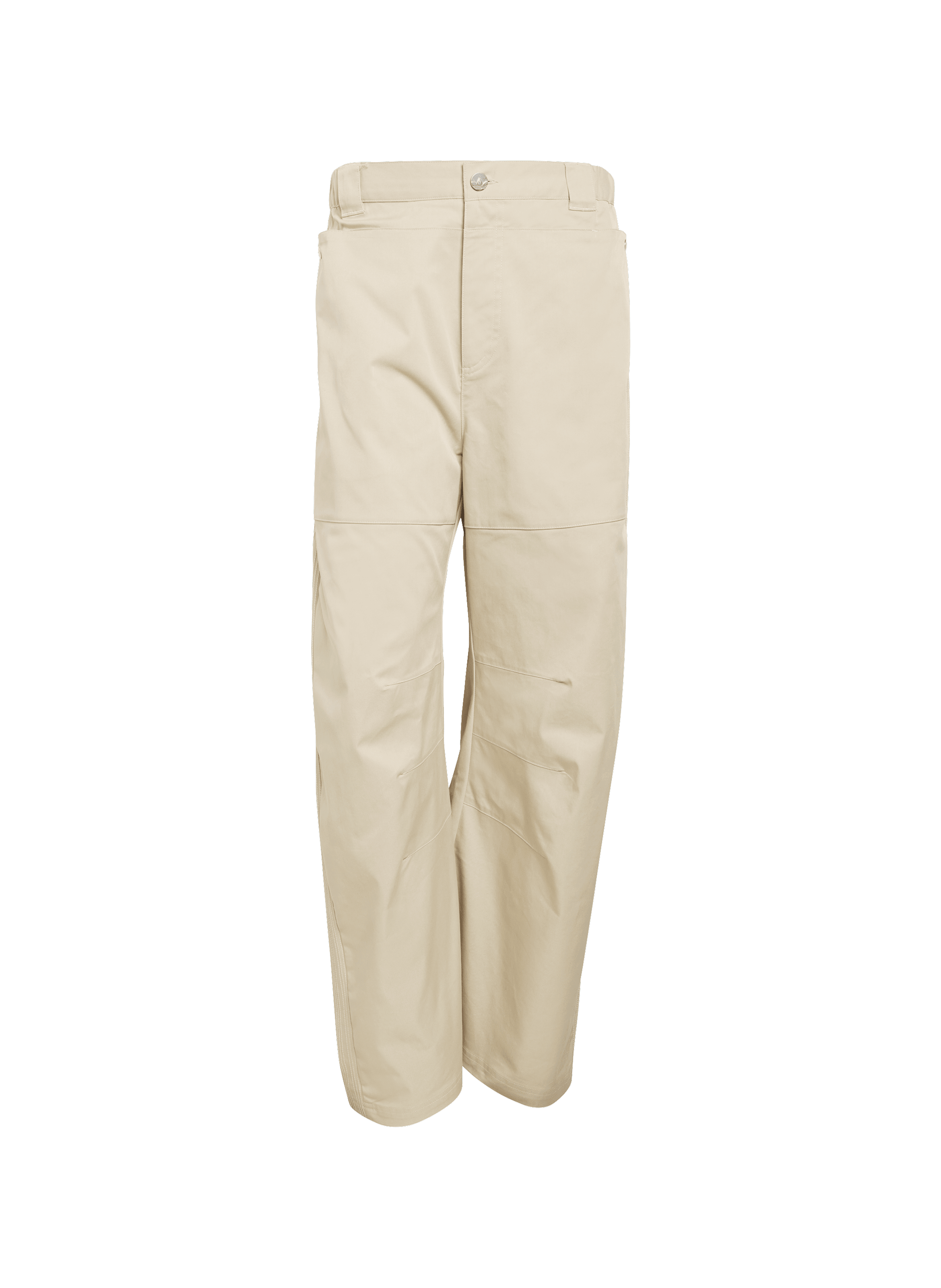 Premium Essentials Wide Leg Pants in Mixed Cotton ADIDAS Beige