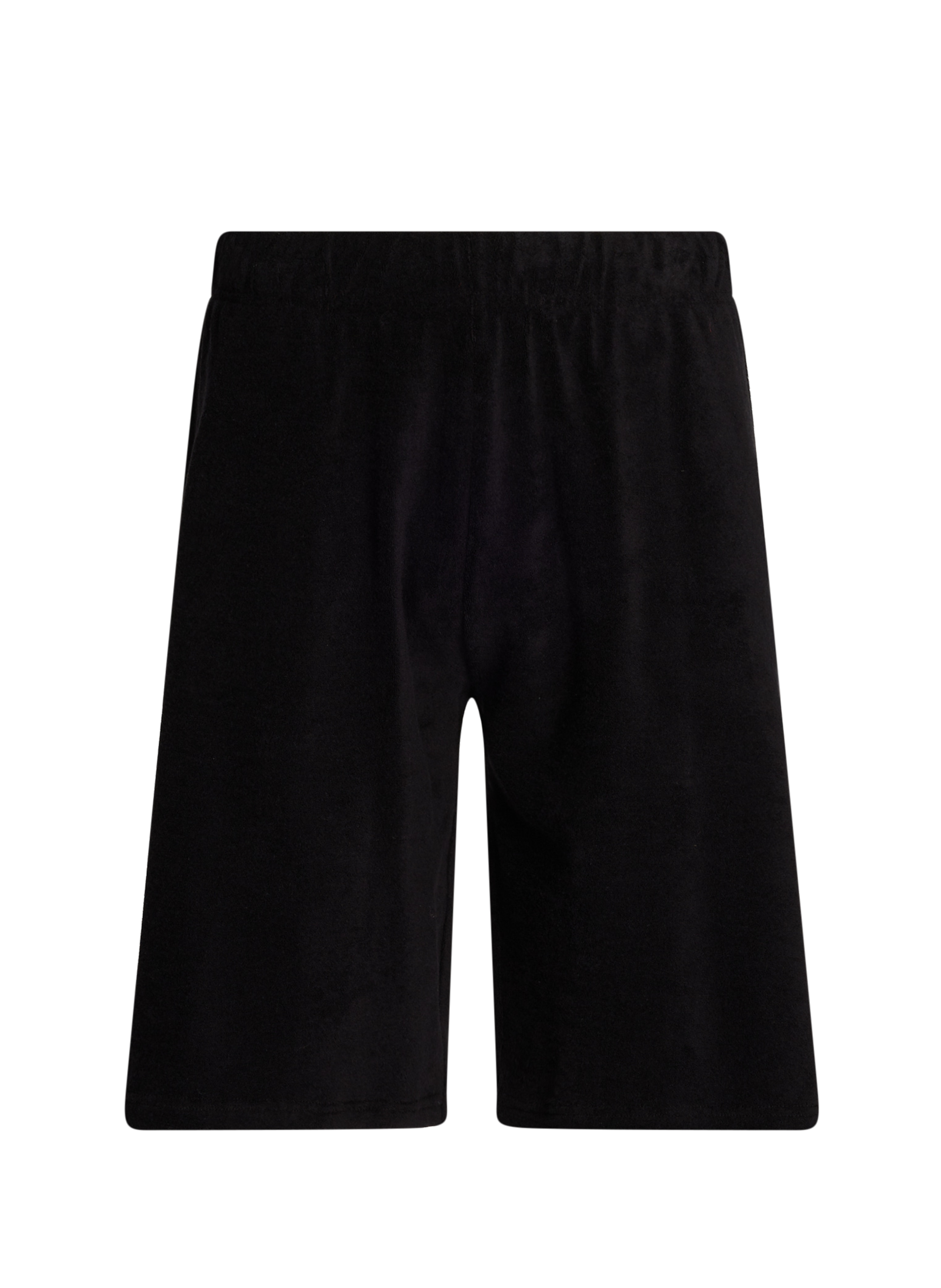 COURRÈGES AC cotton terry swim shorts Black