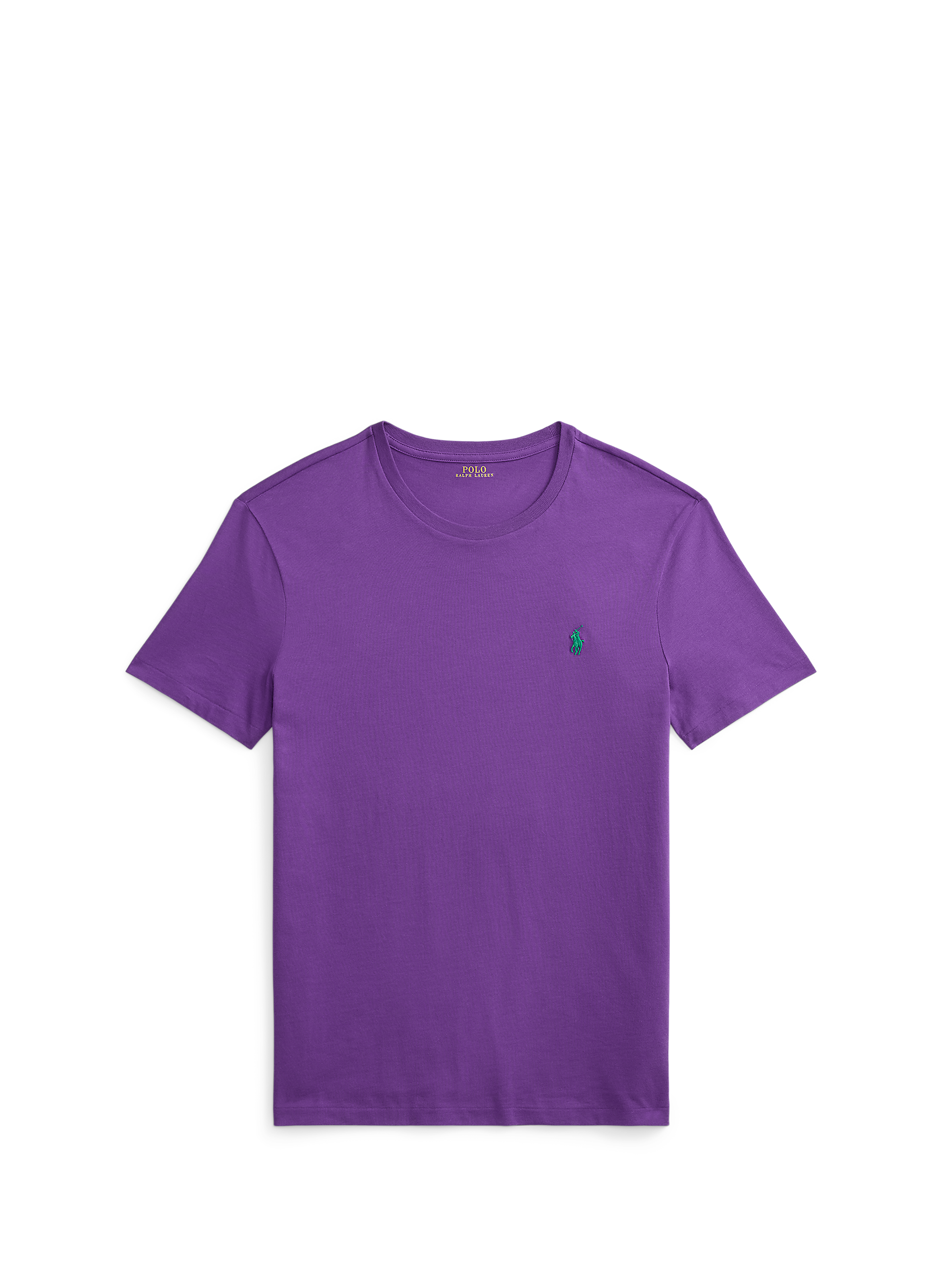 T-shirt slim en coton POLO RALPH LAUREN Violet