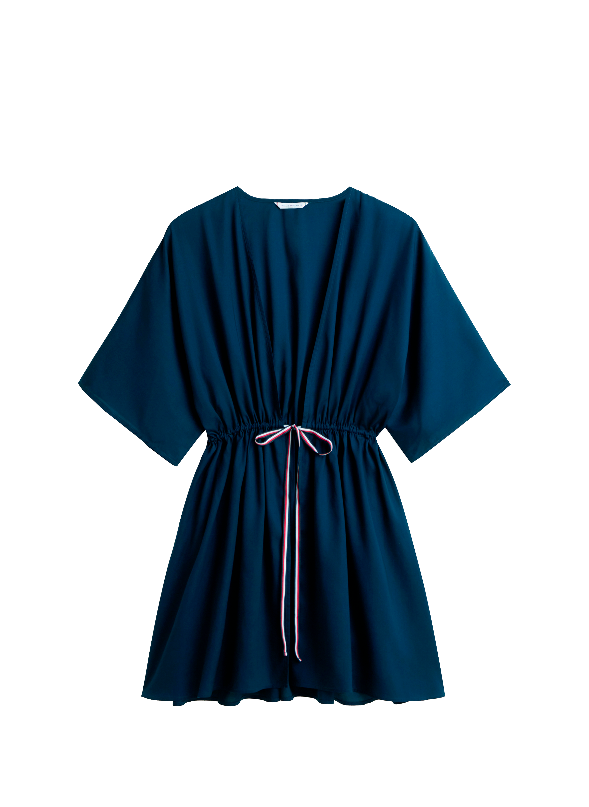Robe courte de plage Kaftan  TOMMY HILFIGER Bleu