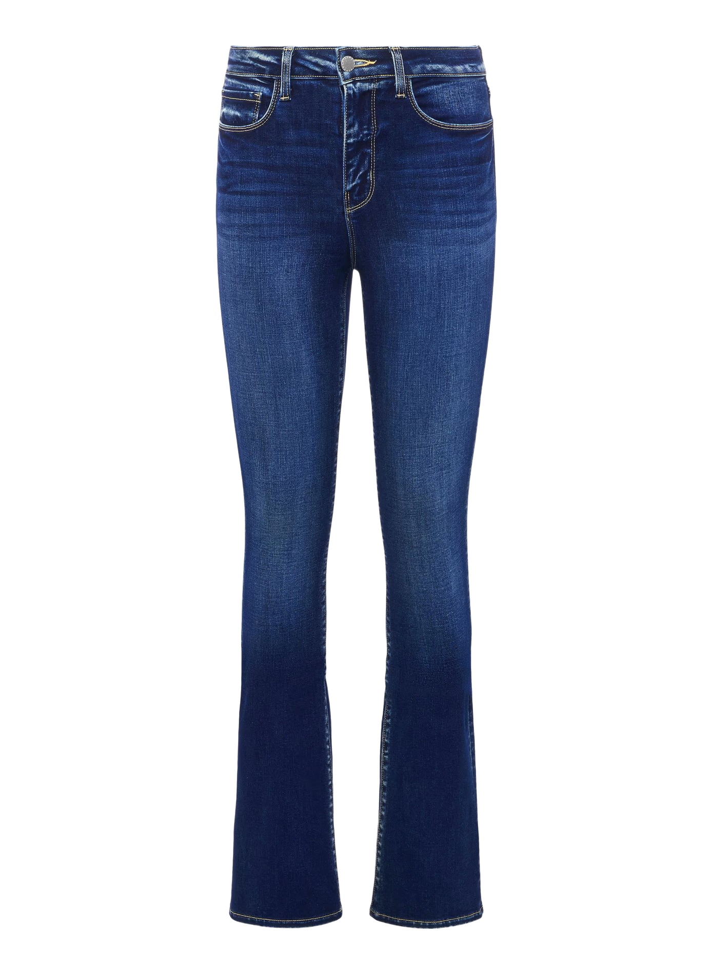 Jean bootcut en coton L'AGENCE Bleu