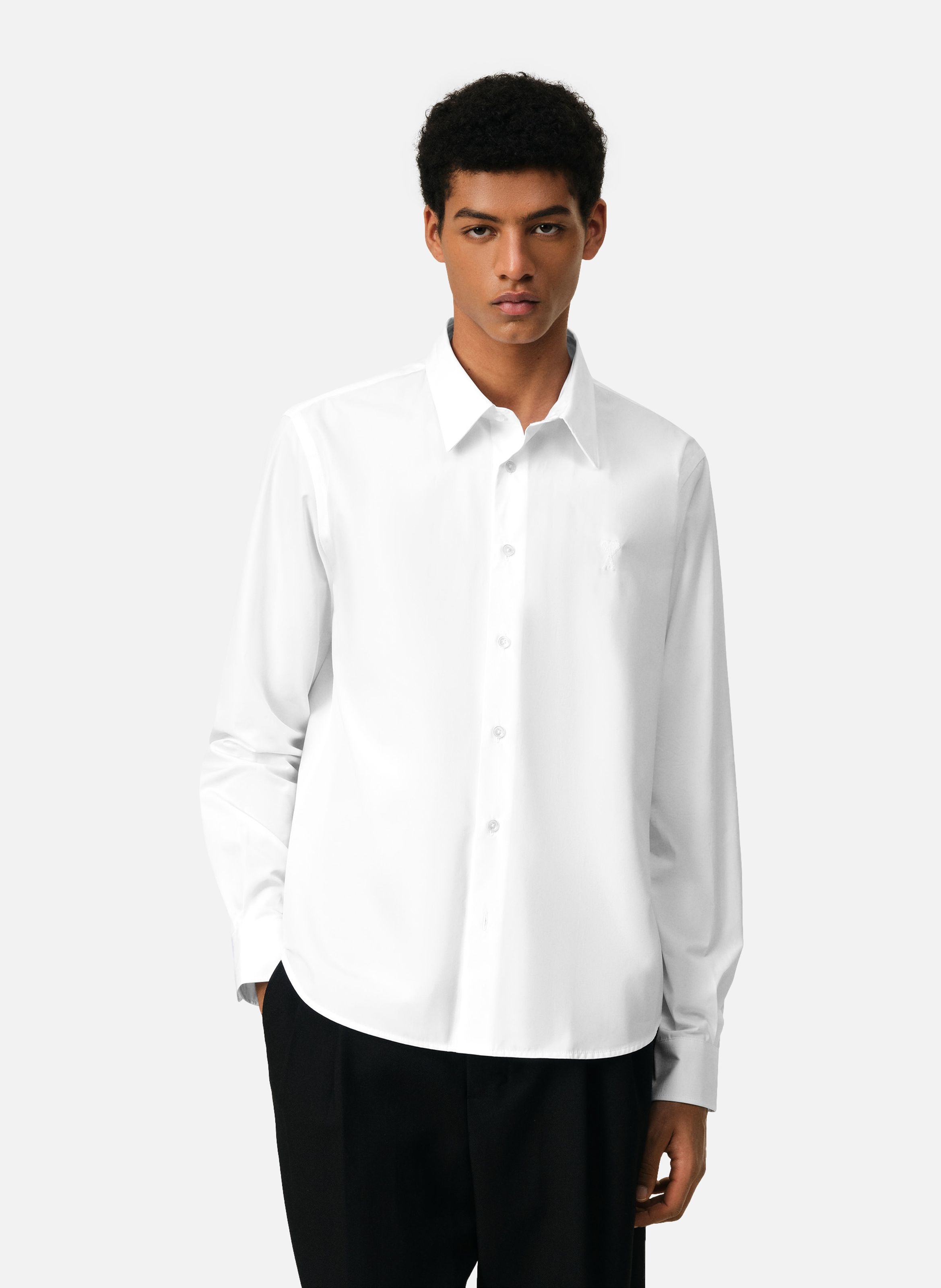 Chemise Classique Ami de Coeur AMI PARIS Blanc