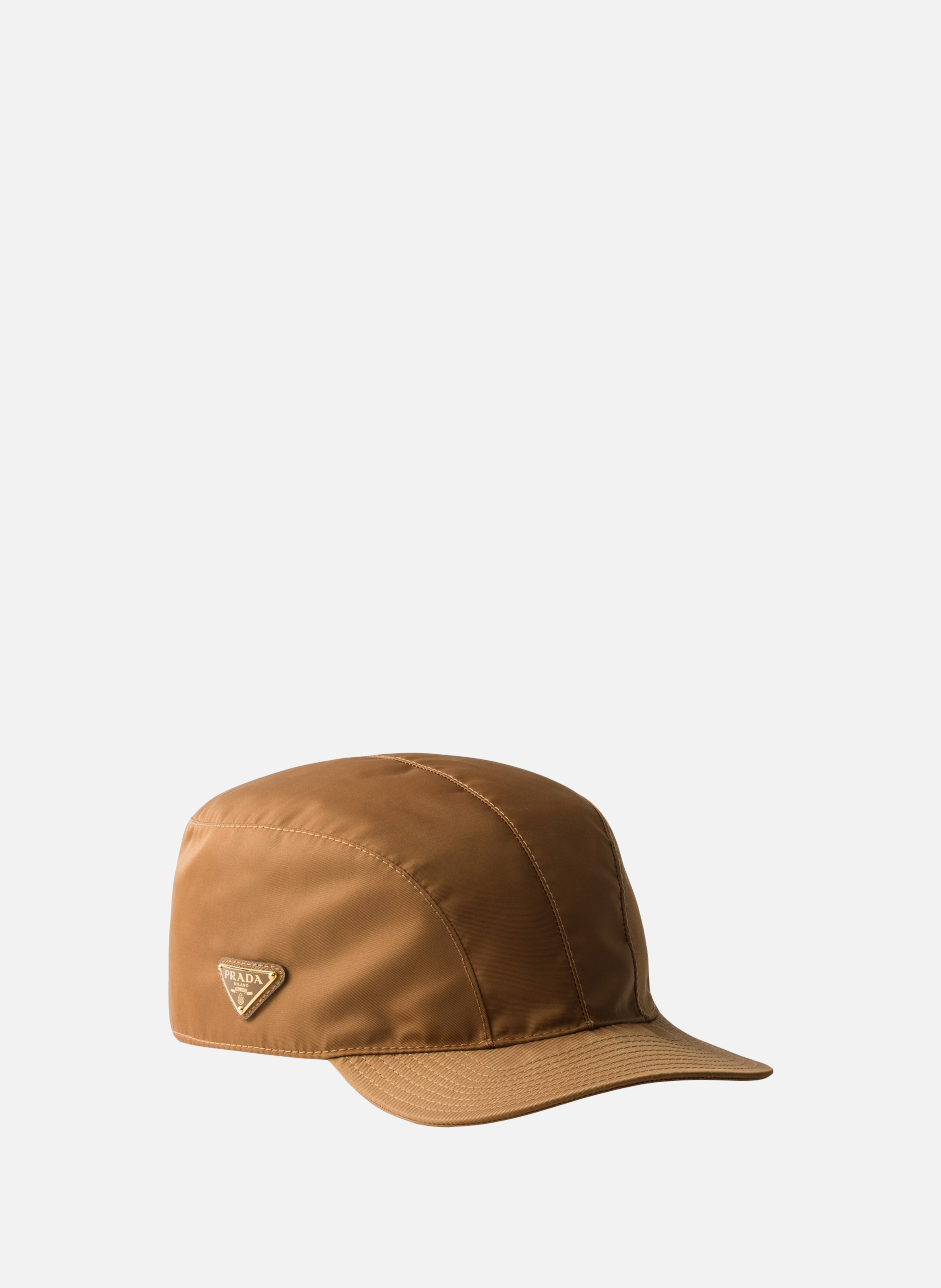 Casquette de baseball en re-nylon PRADA Marron