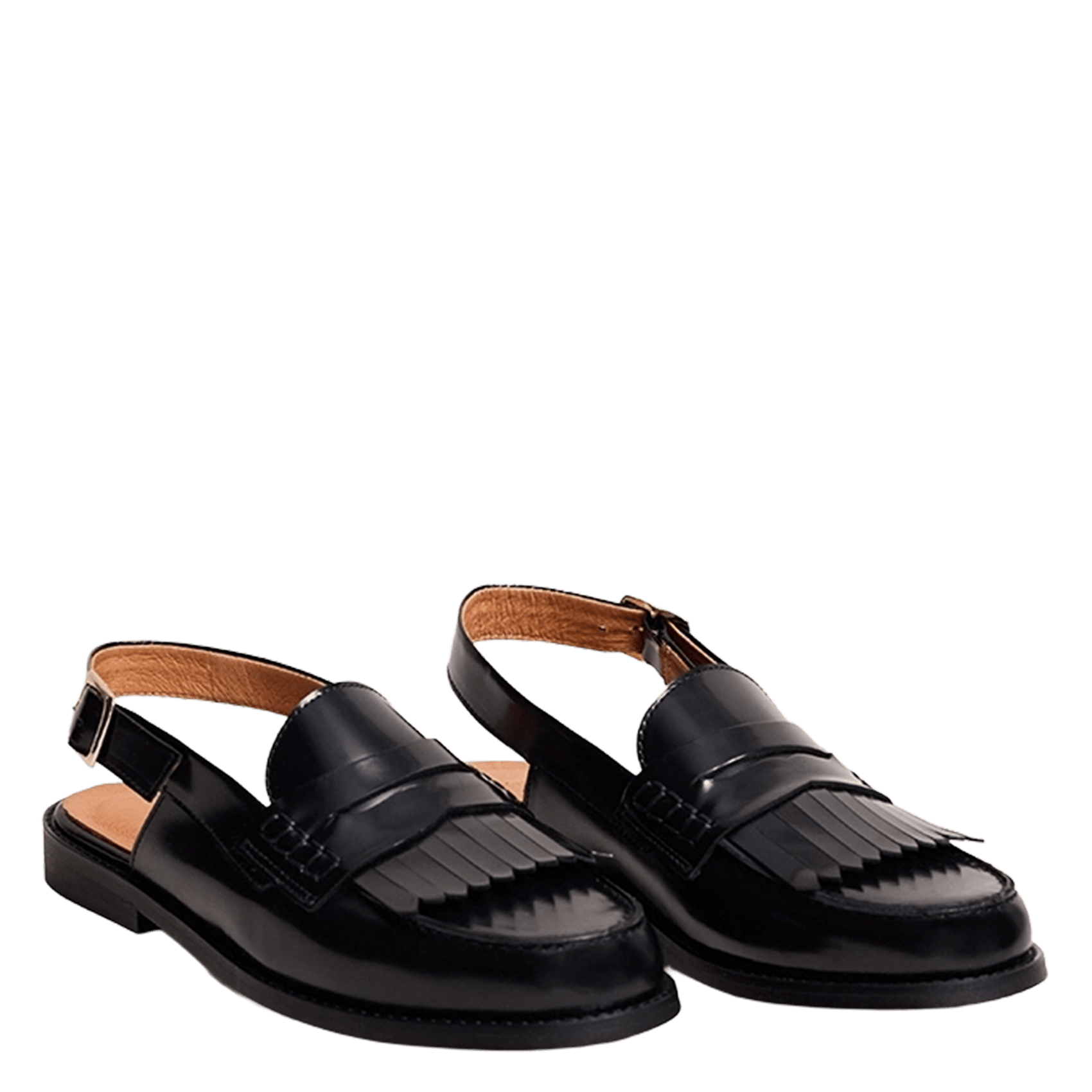 Mocassins en cuir audelle JONAK Noir