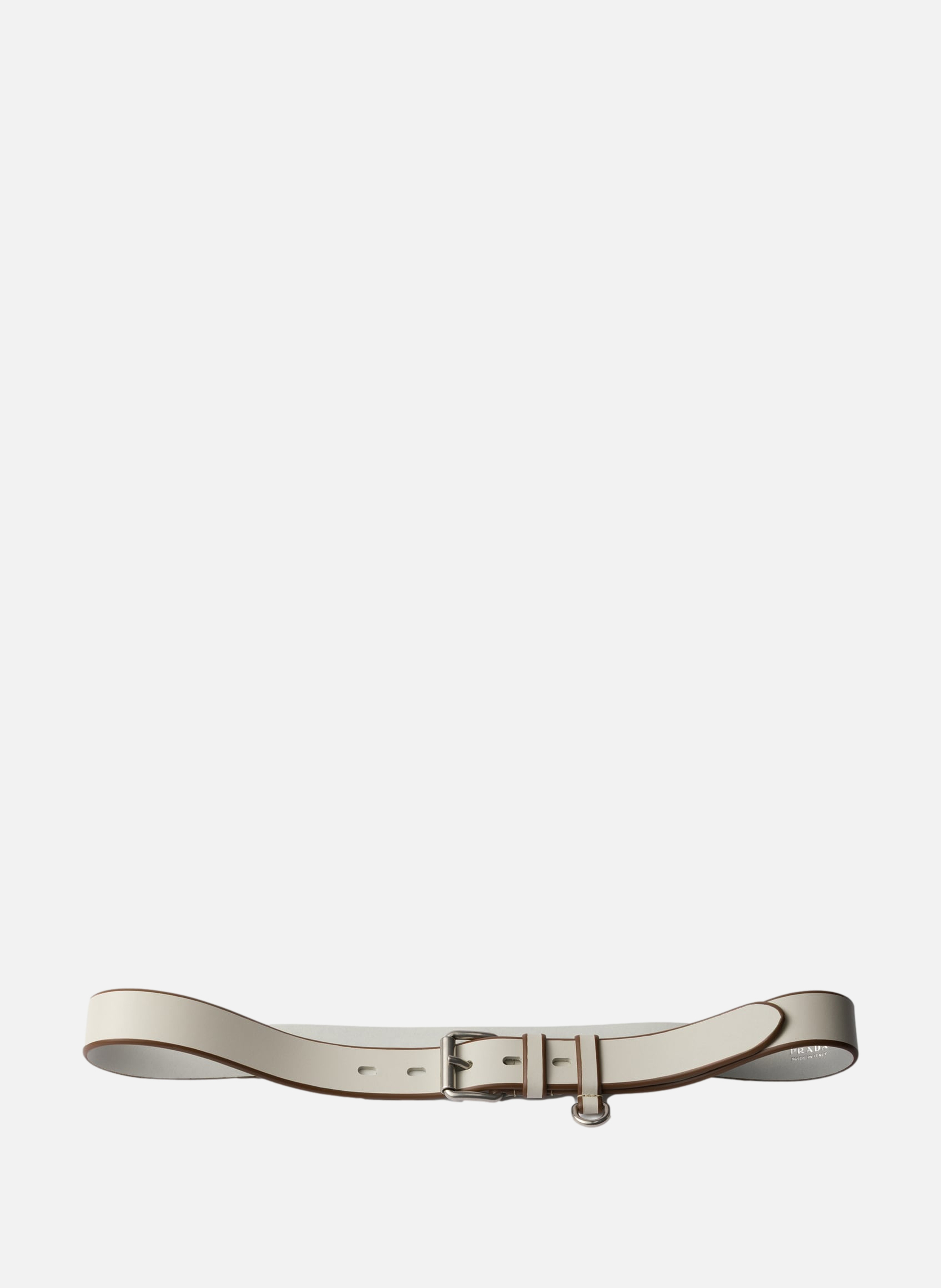 Ceinture en cuir PRADA Beige
