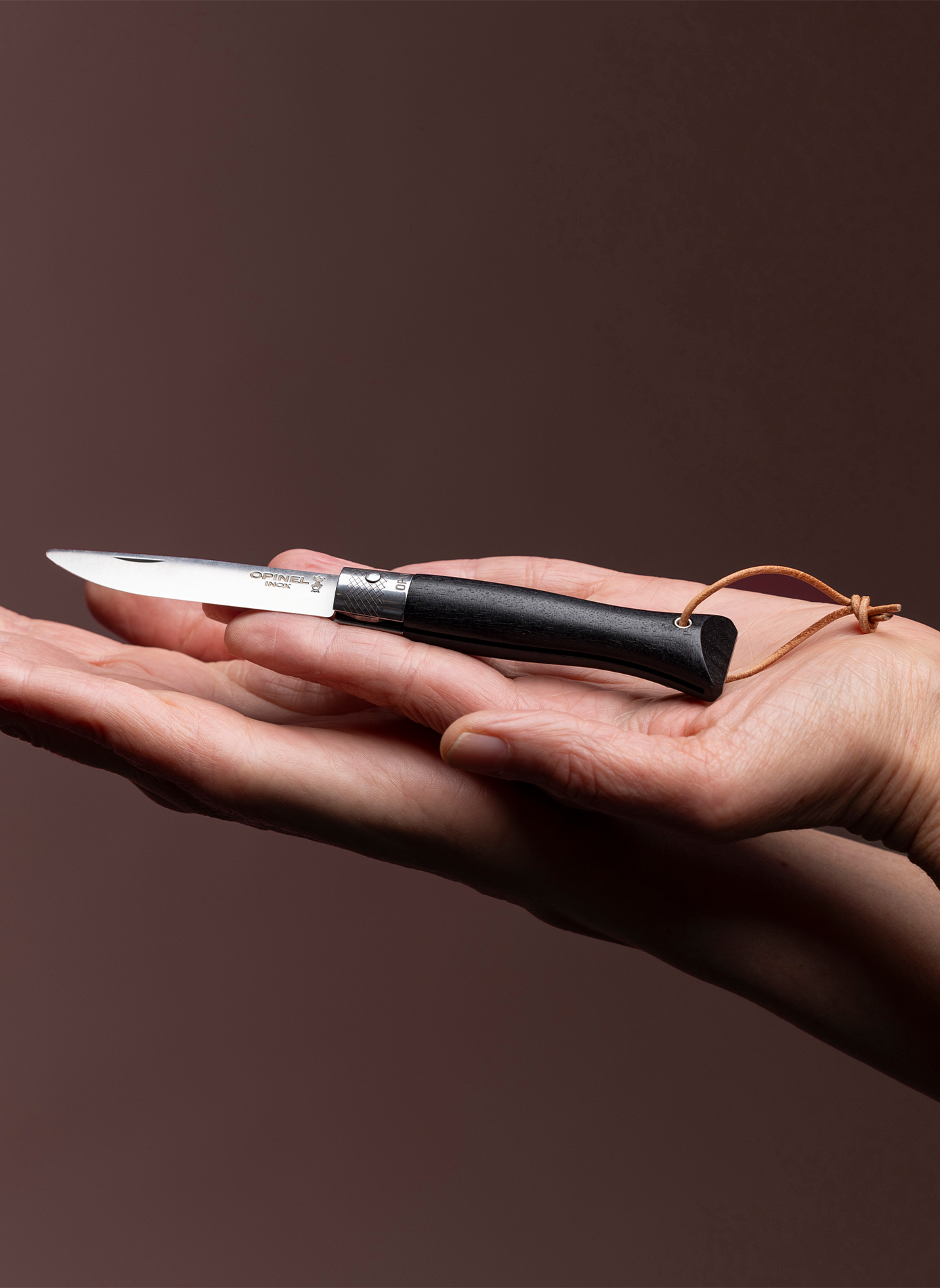 Klappmesser aus Edelstahl OPINEL Schwarz
