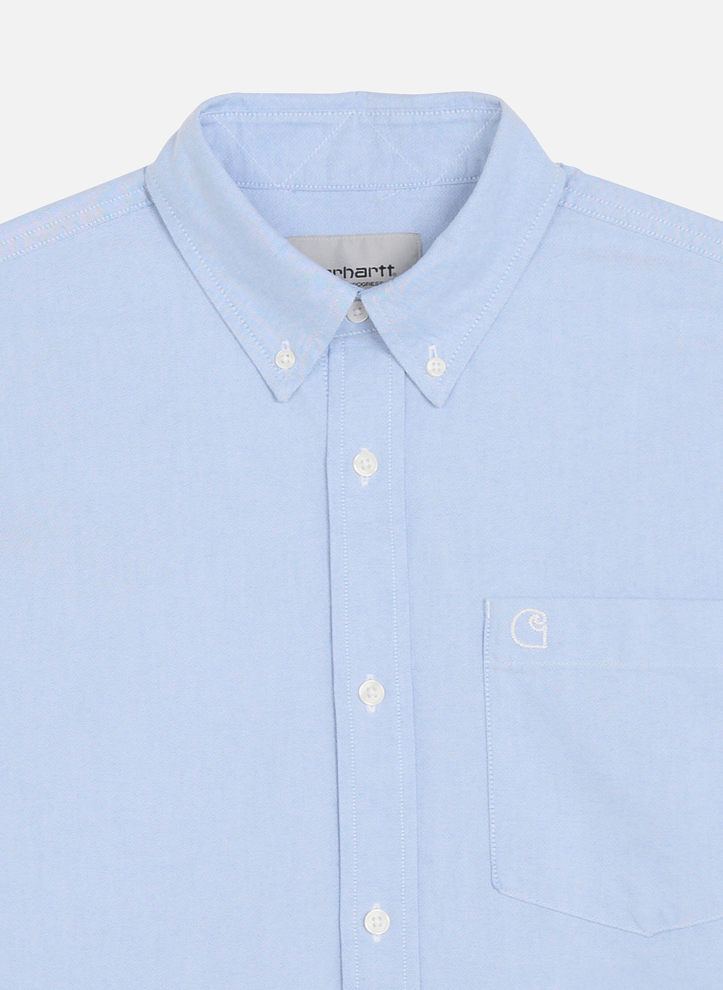 Chemise s/s braxton shirt CARHARTT WIP Bleu
