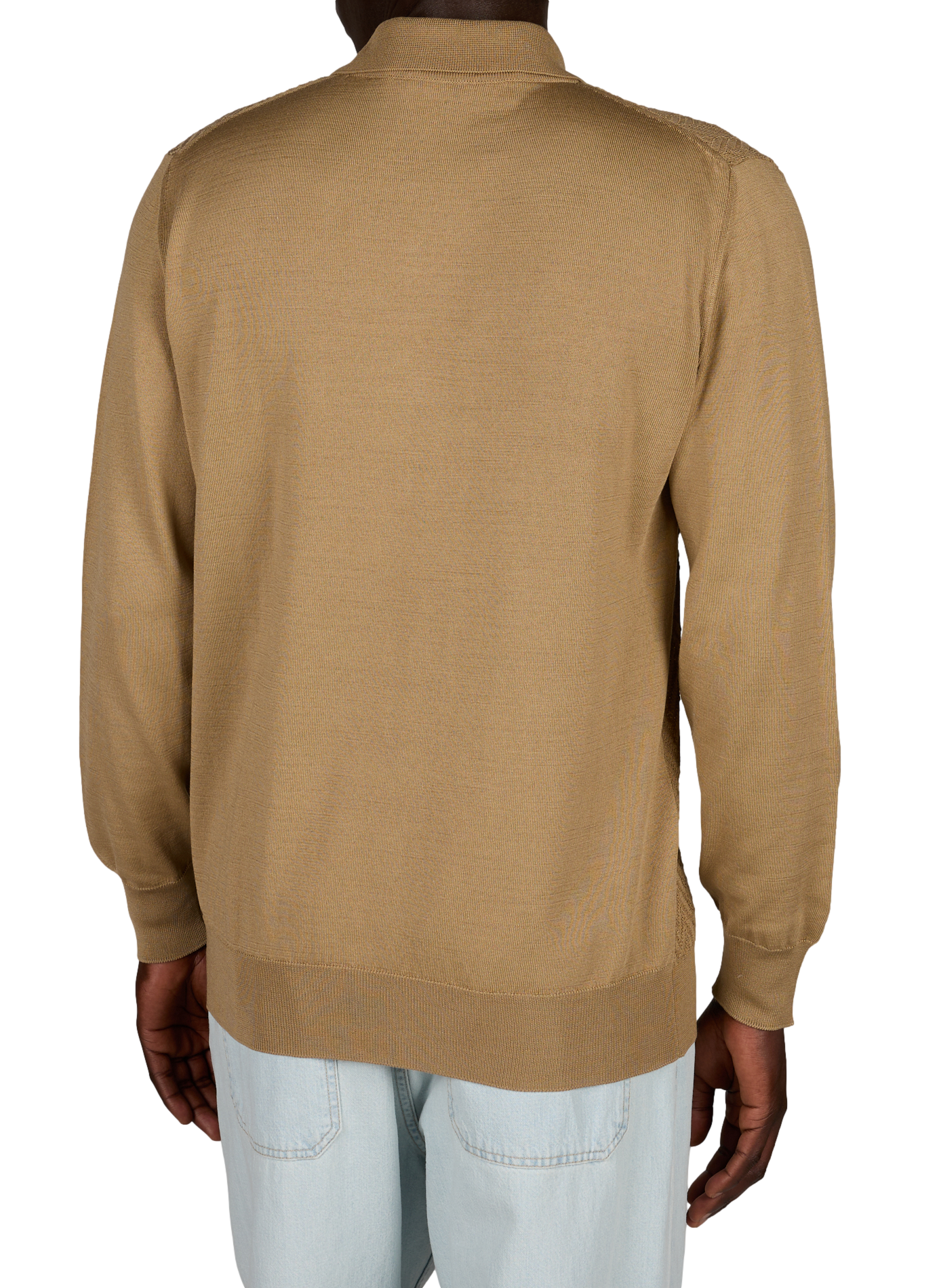 Polo-Strickpullover ETON Beige
