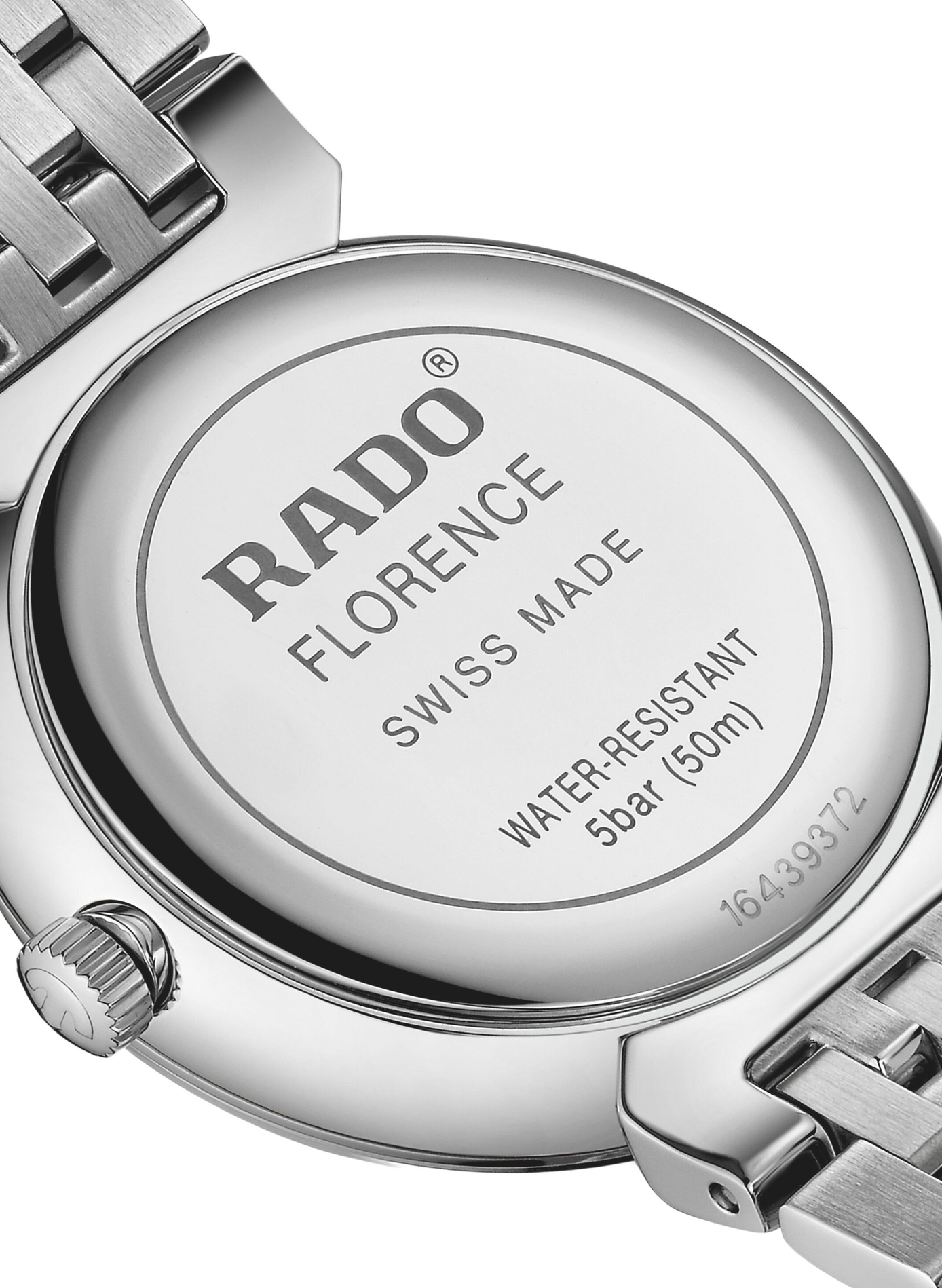 Montre quartz Florence en acier inoxydable RADO Noir