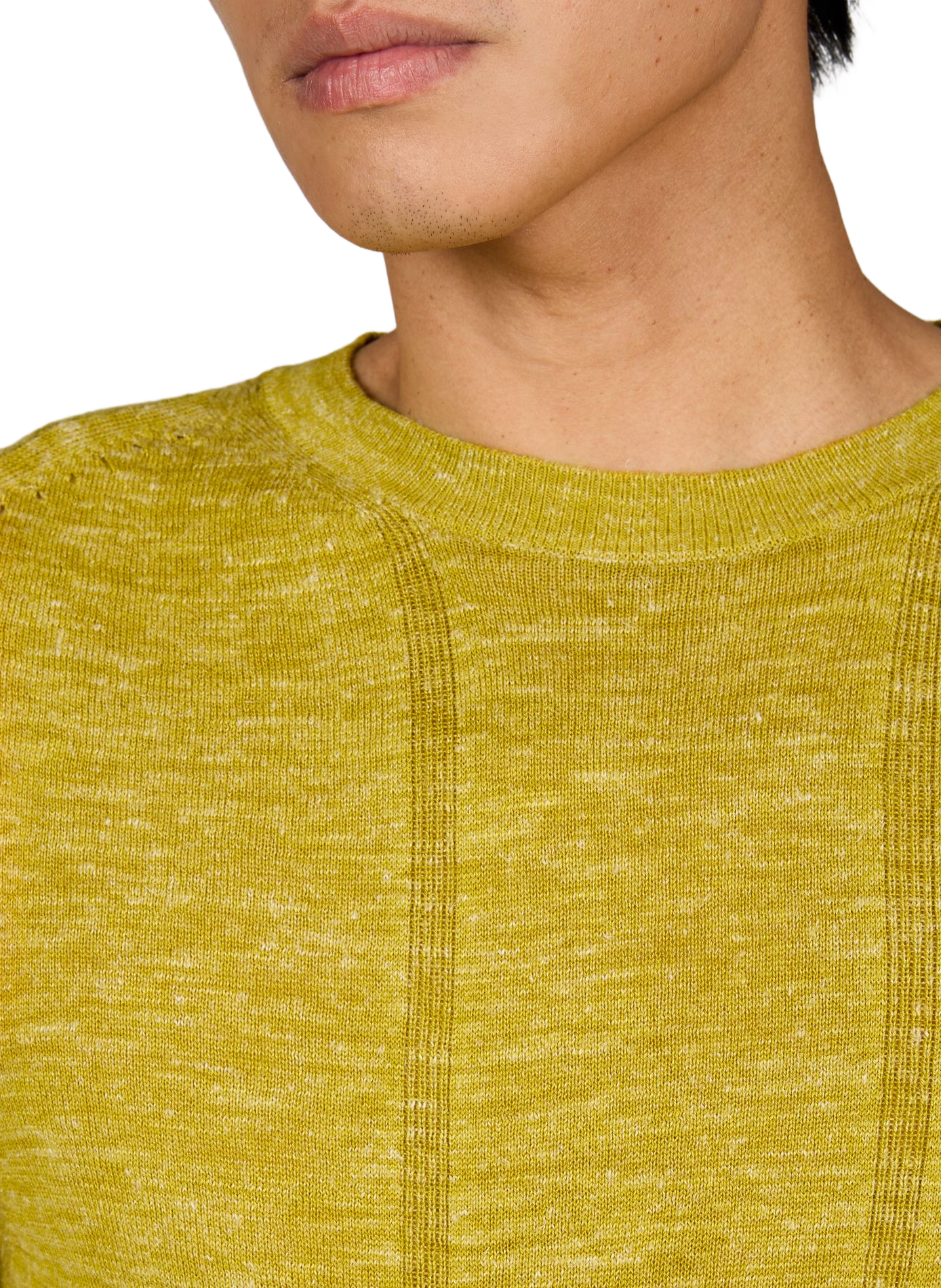 Round neck T-shirt OMAR AFRIDI Yellow