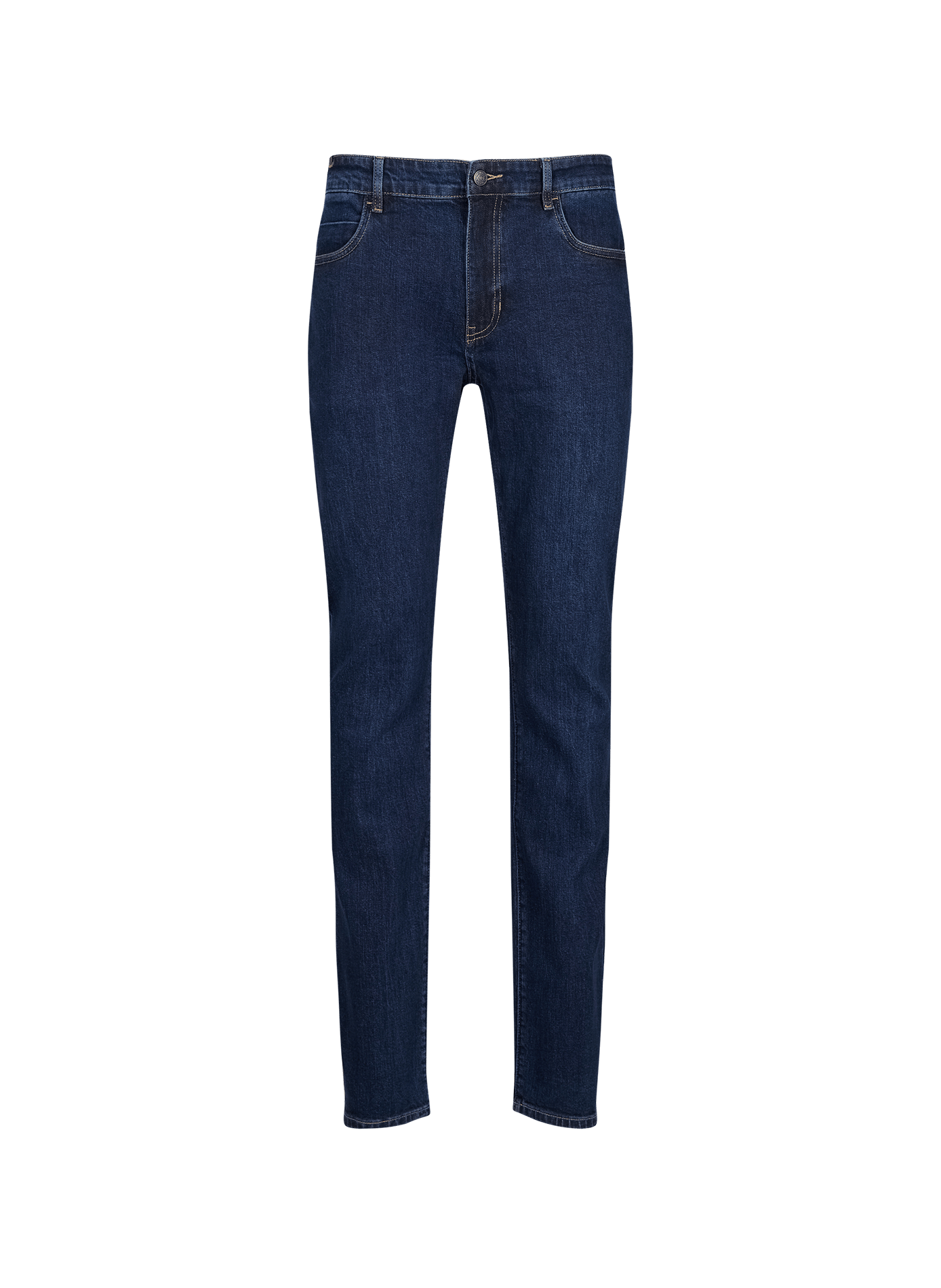 Pantalón recto Nobilis de mezcla de algodón NOTIFY Azul