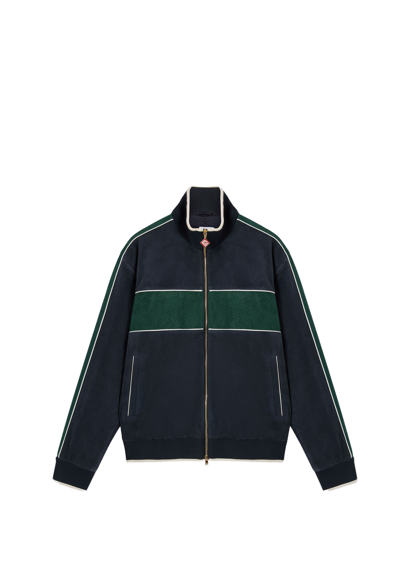 Oversize-Lederjacke CASABLANCA PARIS Blau