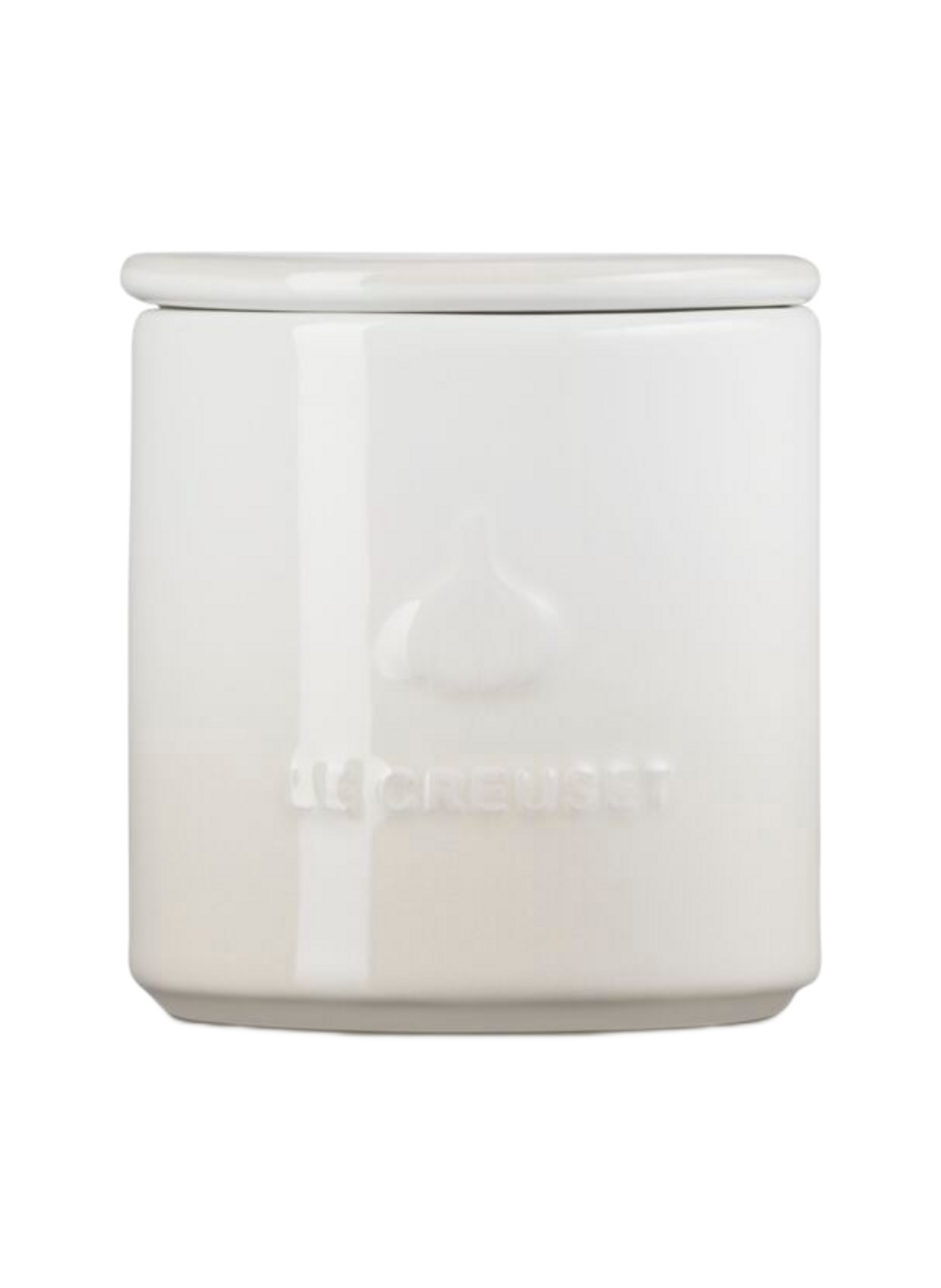 Knoblauchtopf Signature aus Keramik LE CREUSET Beige