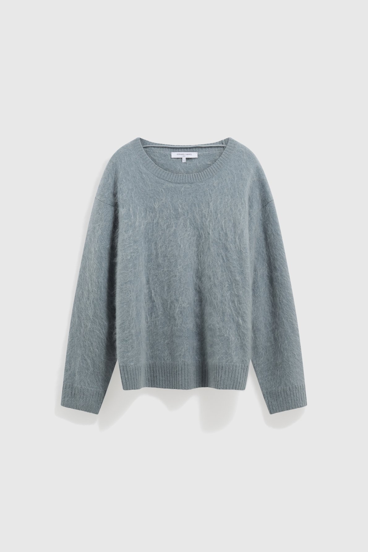Pull à col rond en cachemire brossé - rida GERARD DAREL Bleu