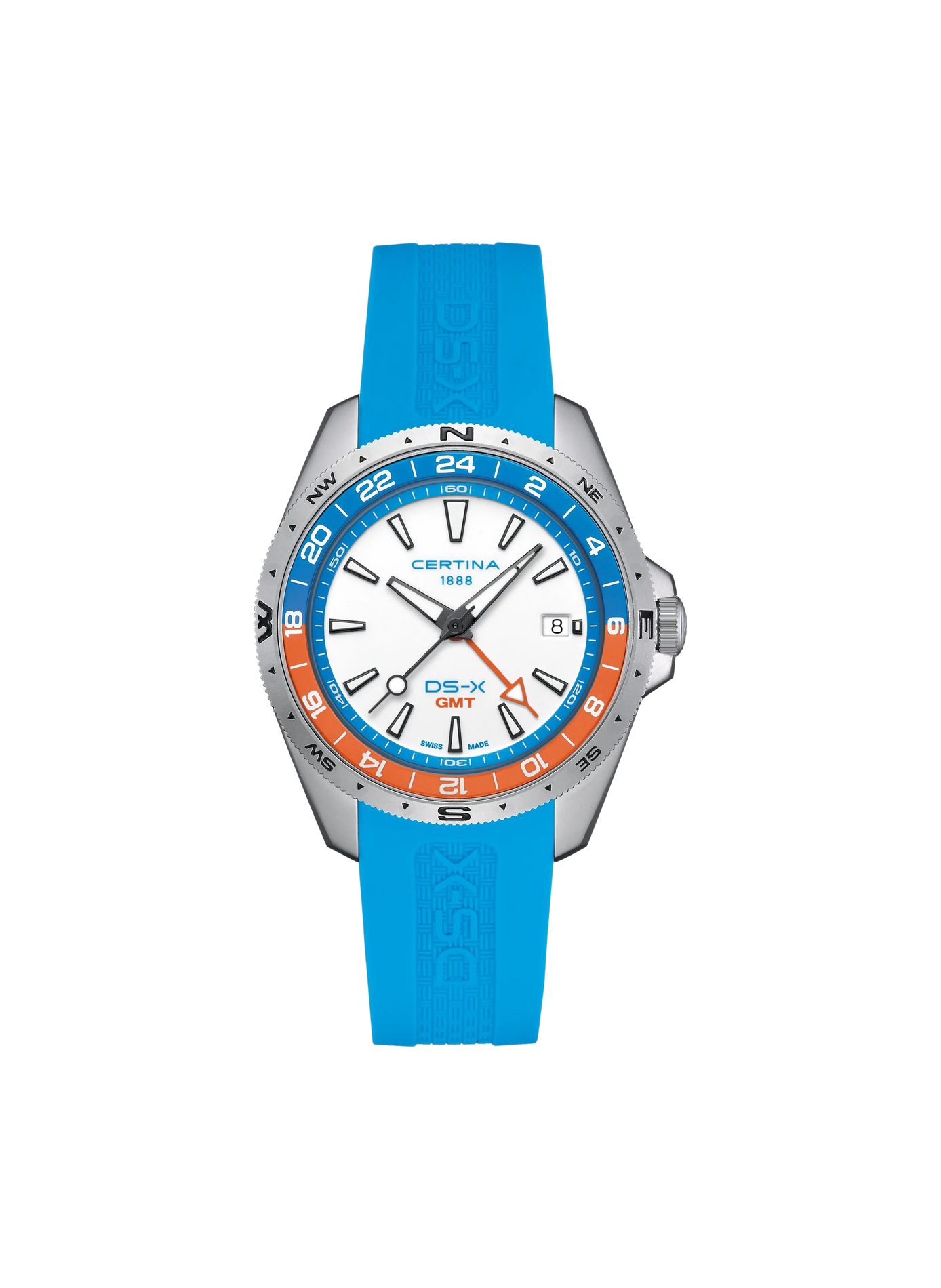 Montre automatique DS-X en caoutchouc CERTINA Blanc