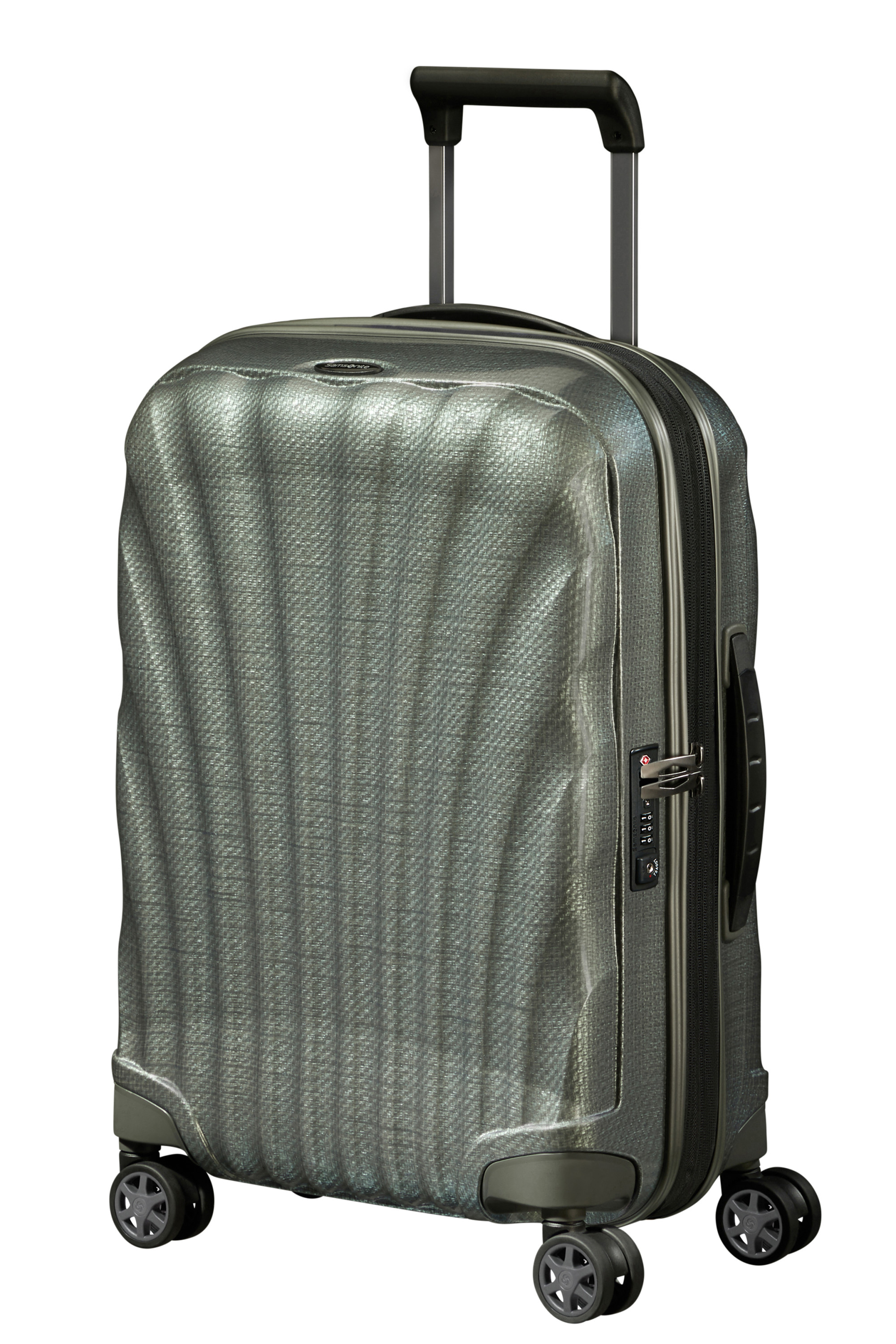 C-lite valise 4 roues taille s  Metallic green