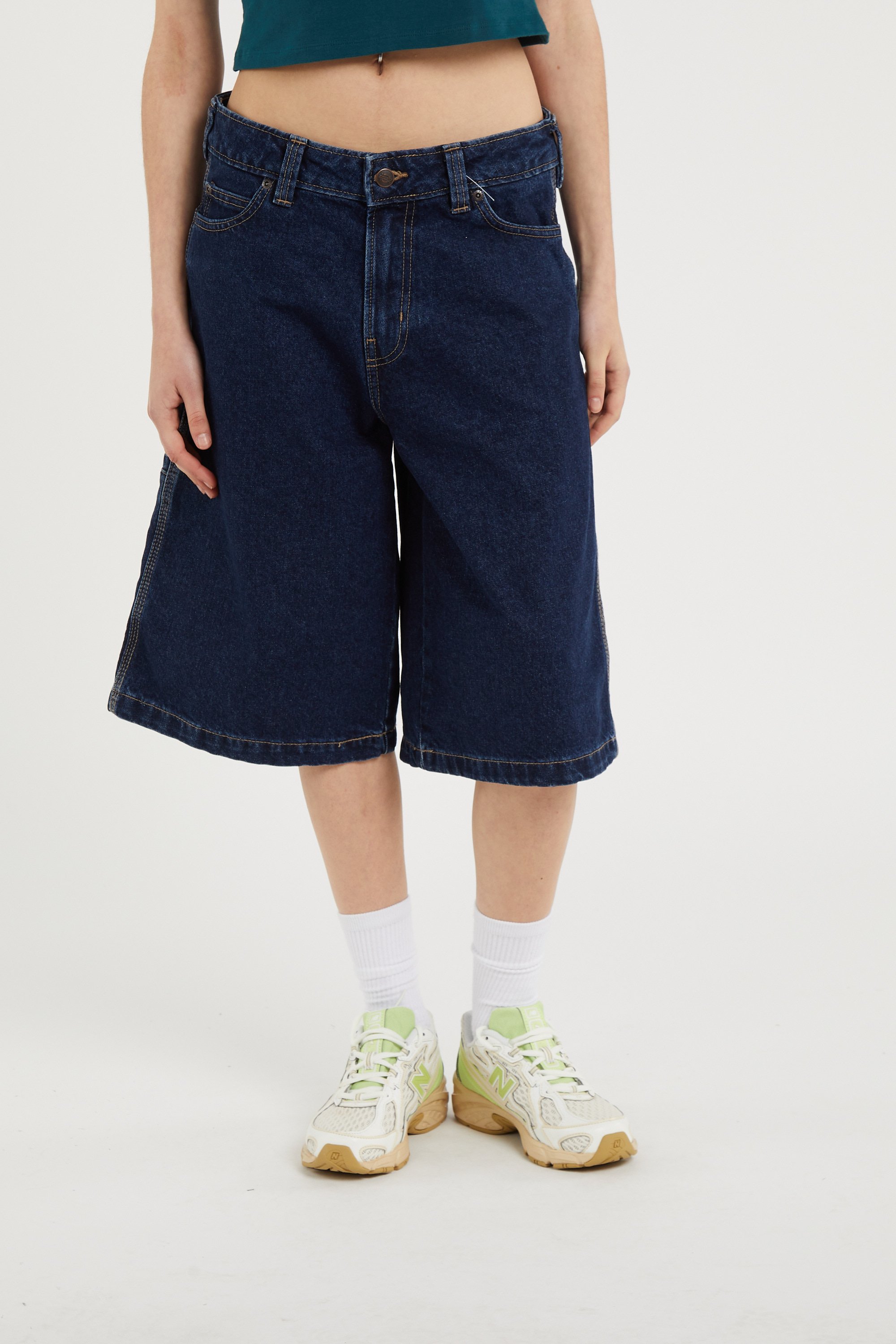 Short 957 13 inch denim short w DICKIES Bleu