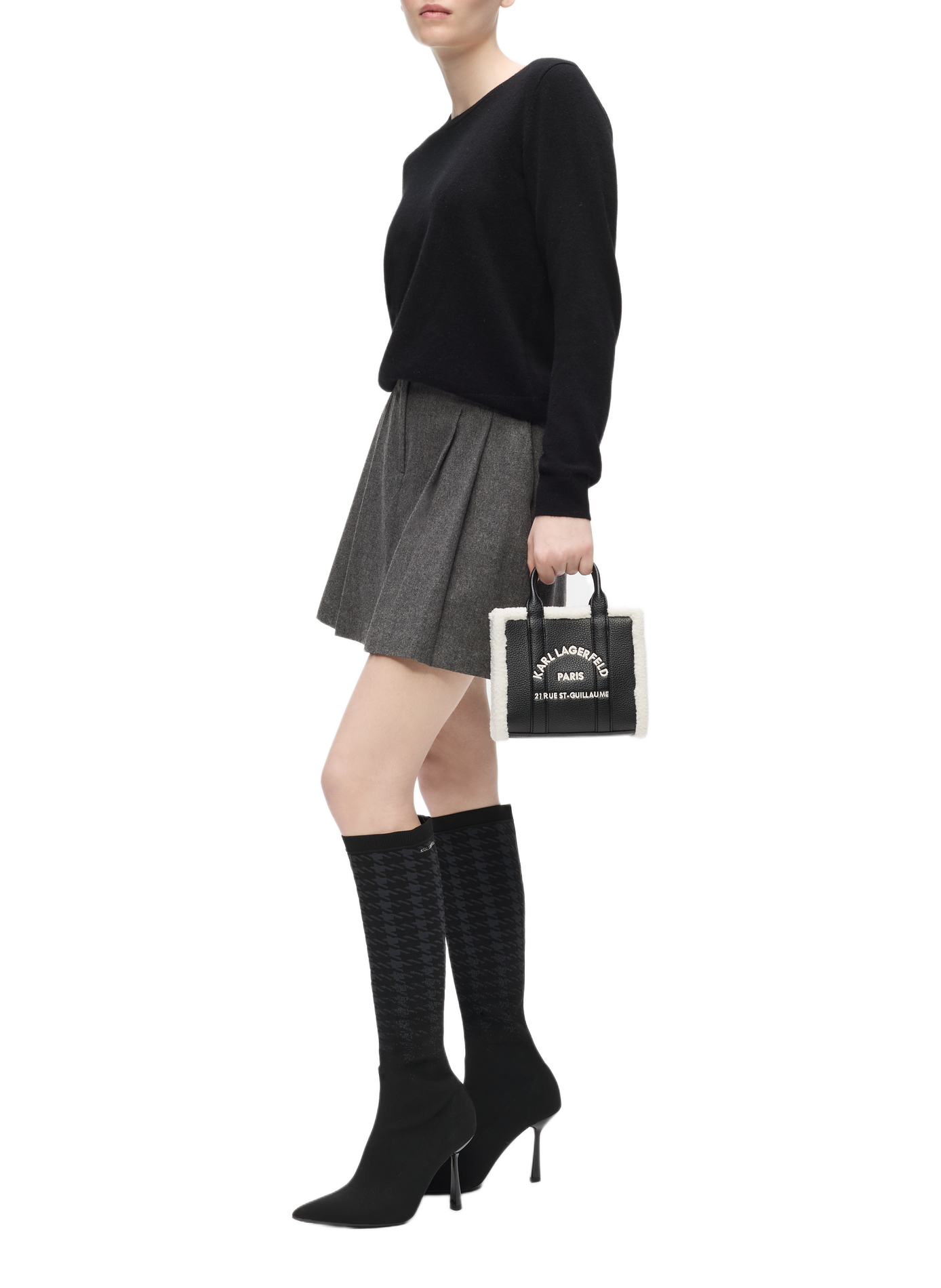 Handbag K/RSG KARL LAGERFELD Black